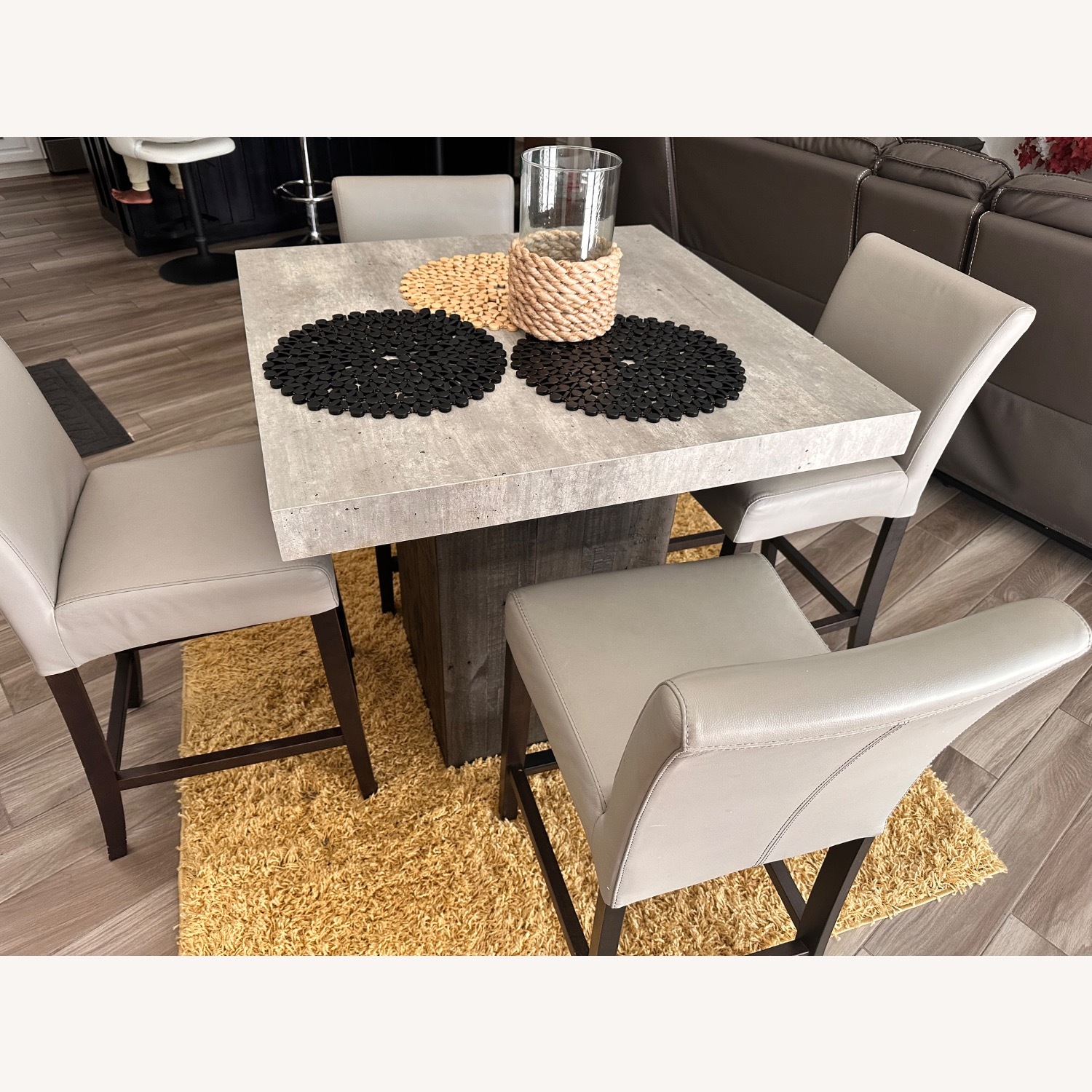 Light Gray Concrete Dining Sets - image-5