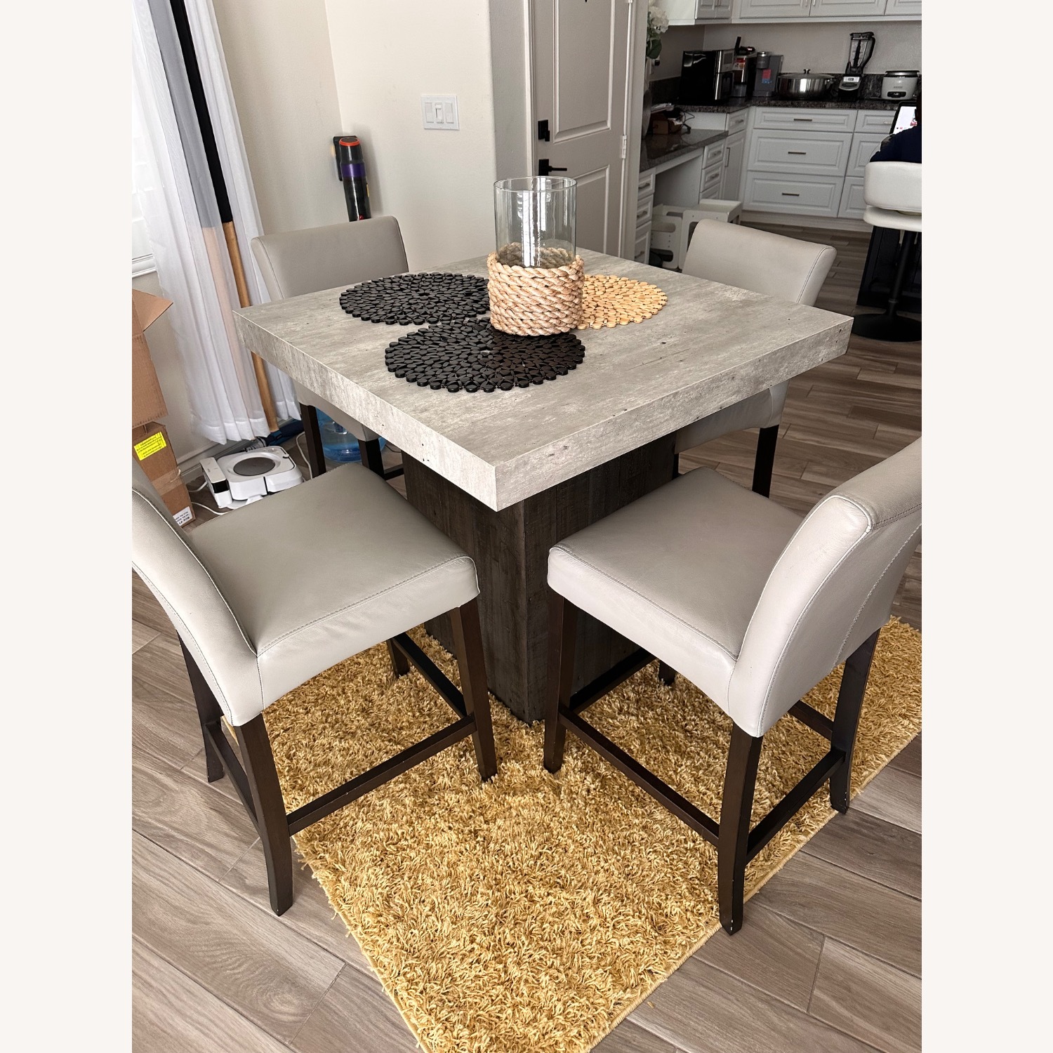 Light Gray Concrete Dining Sets - image-2