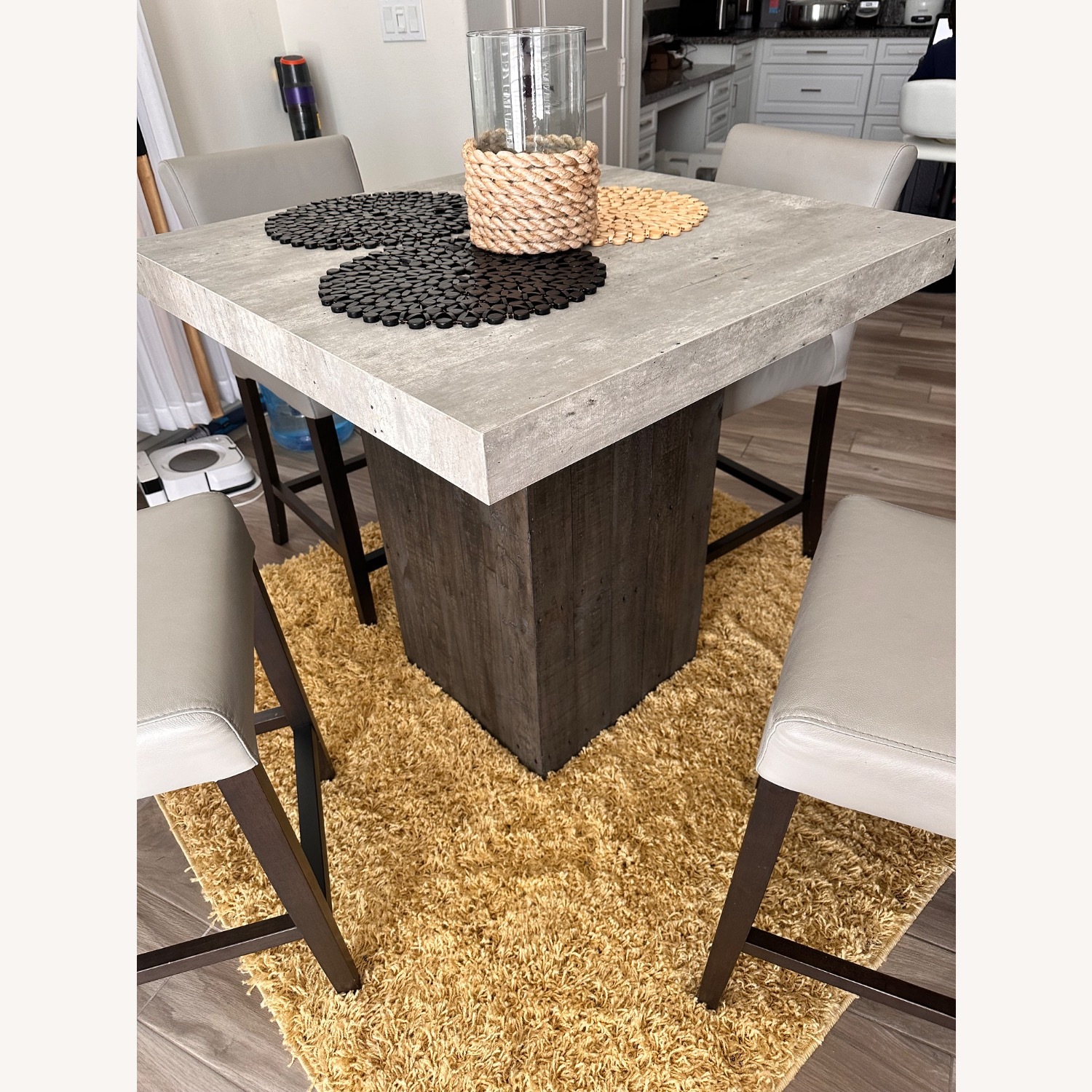 Light Gray Concrete Dining Sets - image-6