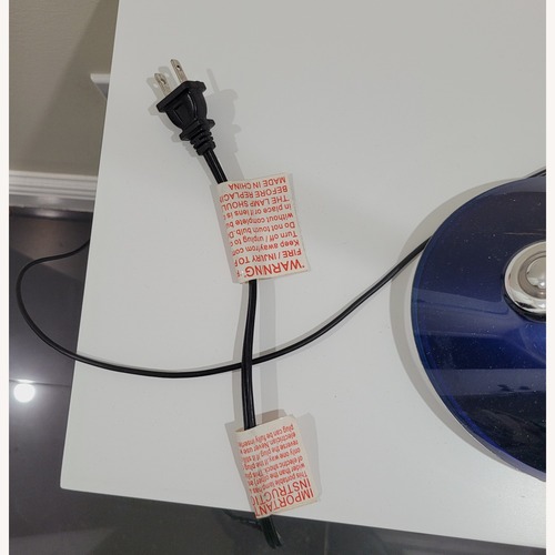 Used Blue Table Lamp for sale on AptDeco