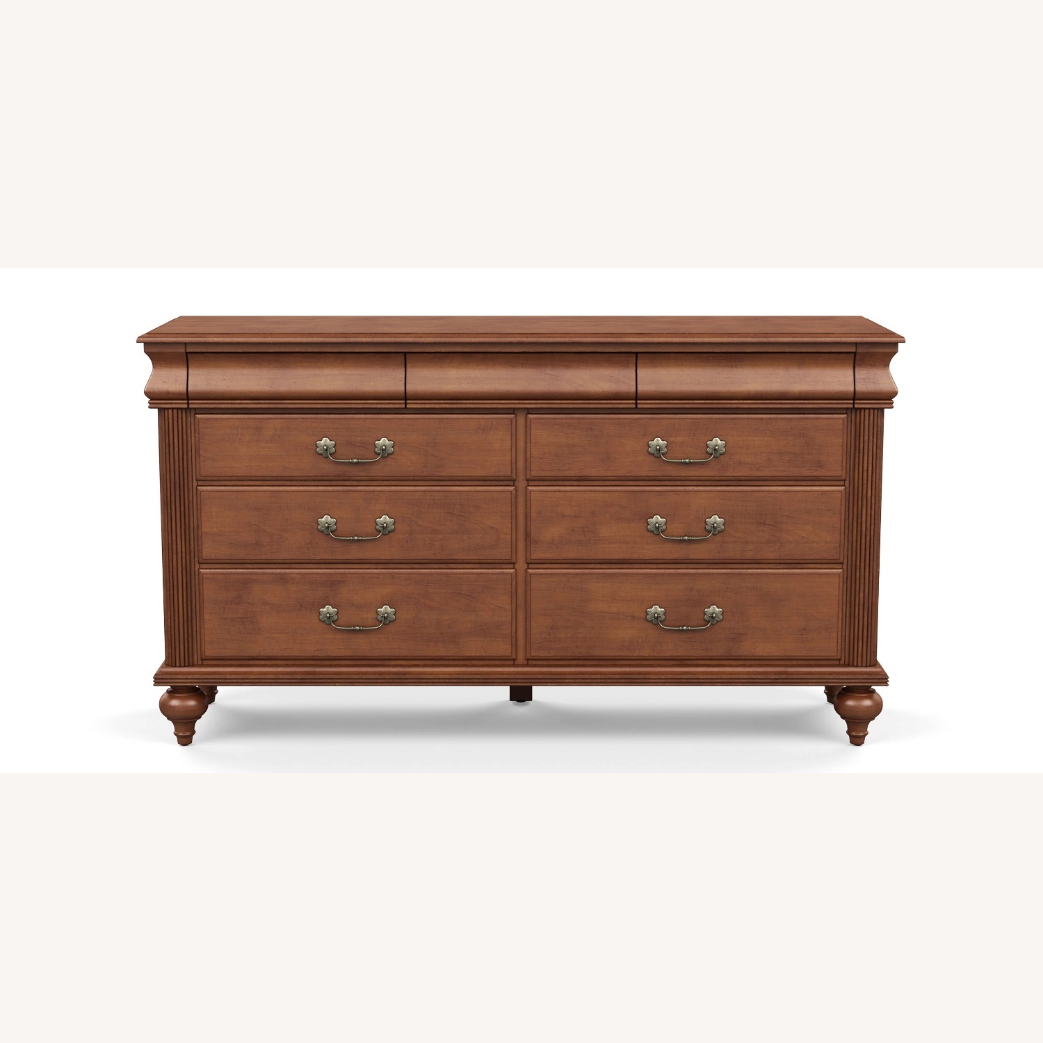Ethan Allen Marques Dark Brown Wood Dresser - image-5