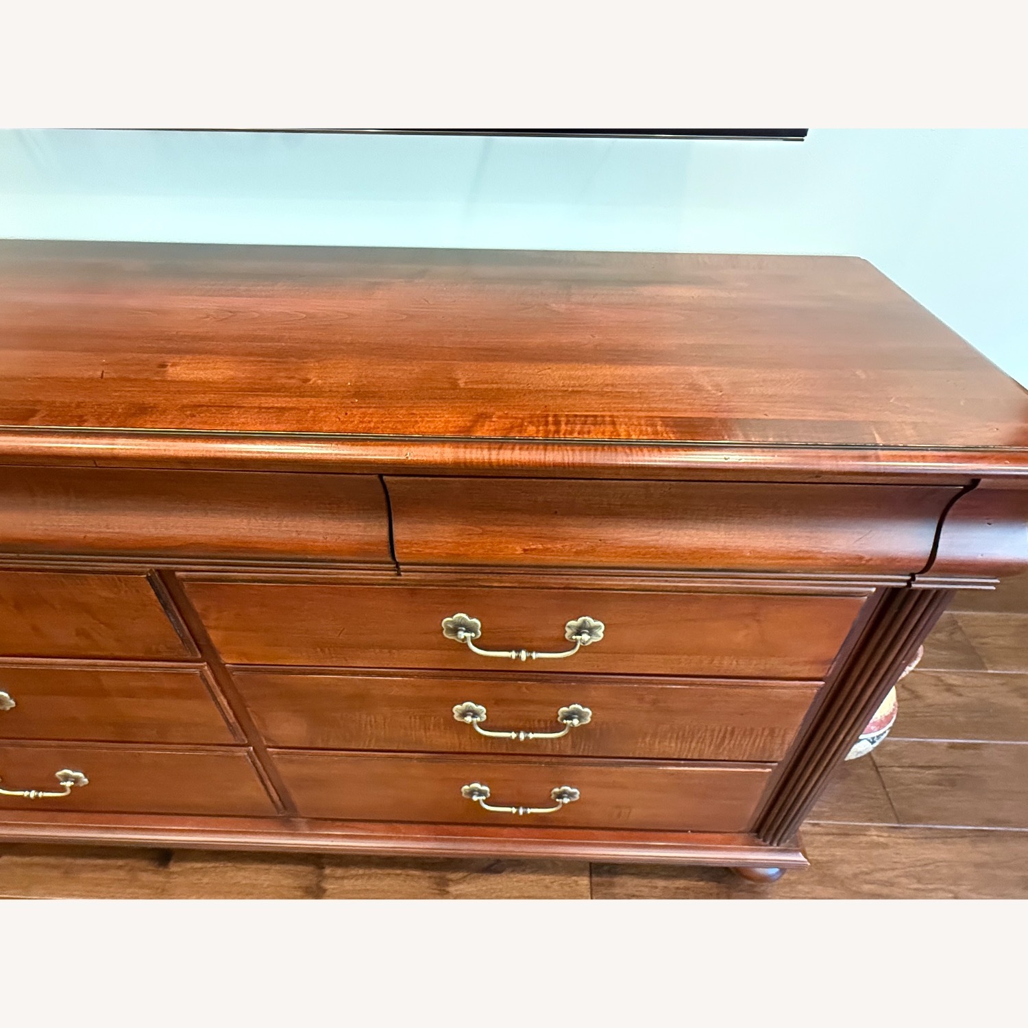 Ethan Allen Marques Dark Brown Wood Dresser - image-4