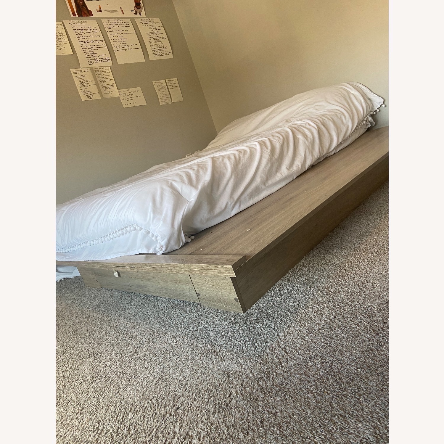 Tao Platform Bed With Drawer Queen Size - image-10