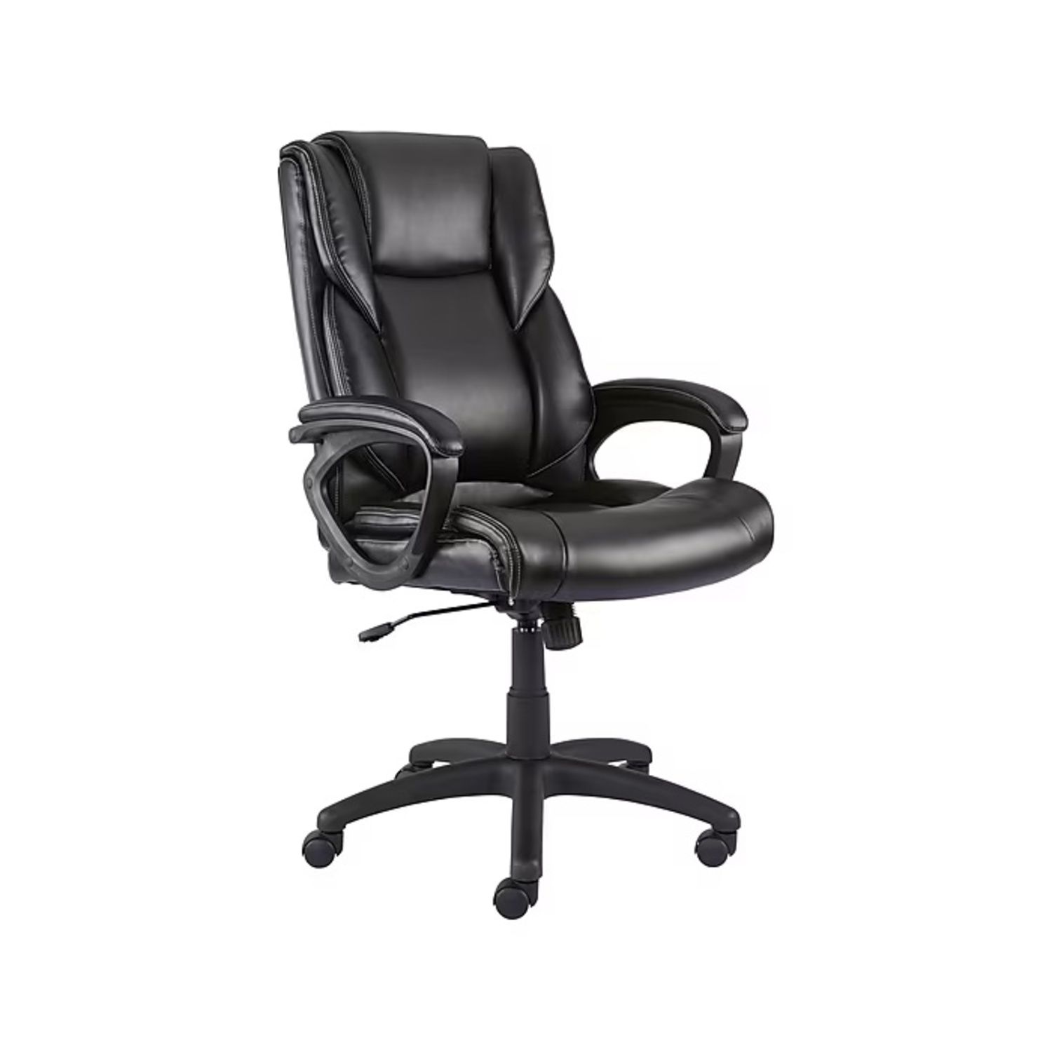 Staples Kelburne Luxura Ergonomic Faux Leather Swivel Executive Chair - image-4