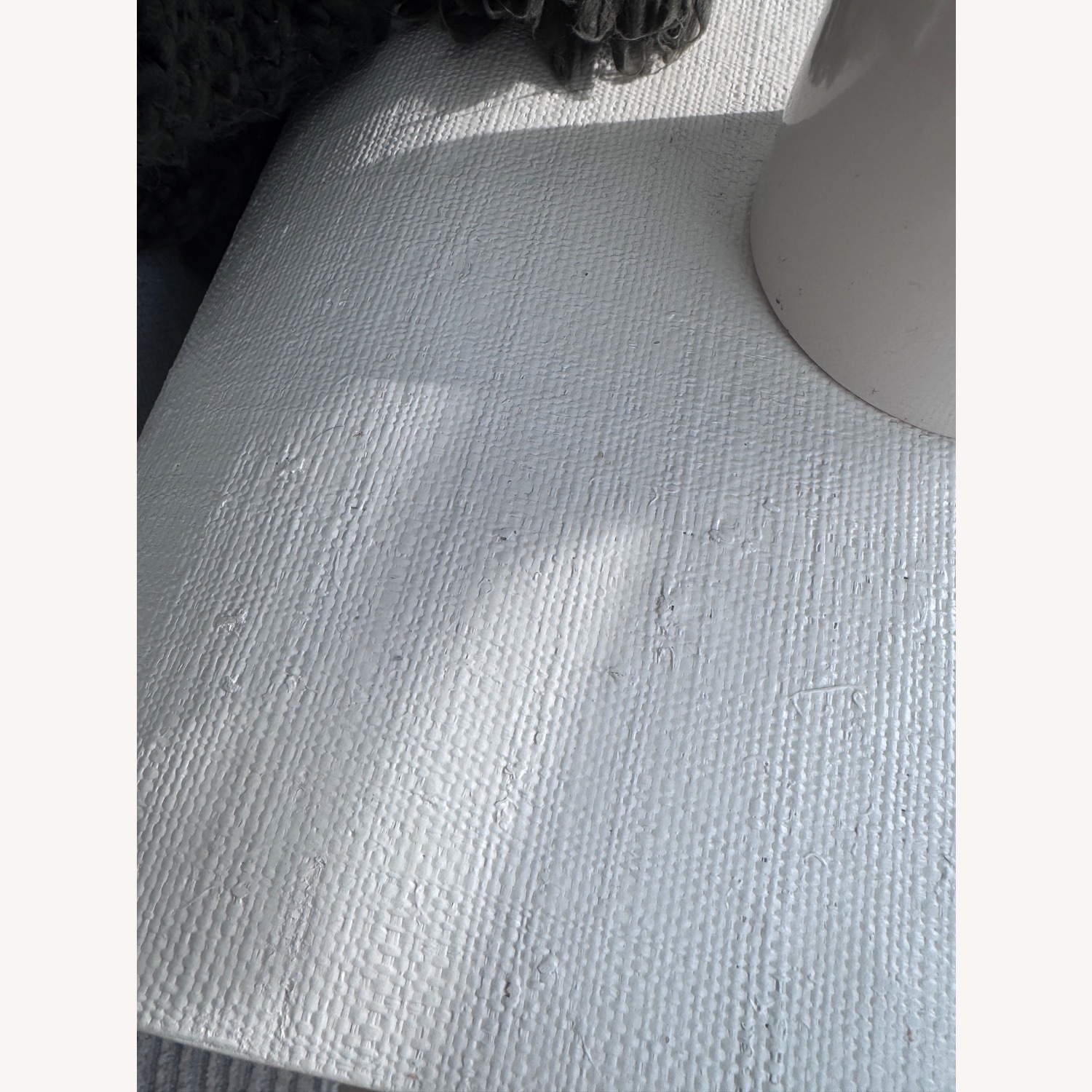 CB2 Horseshoe White Side Table - image-3