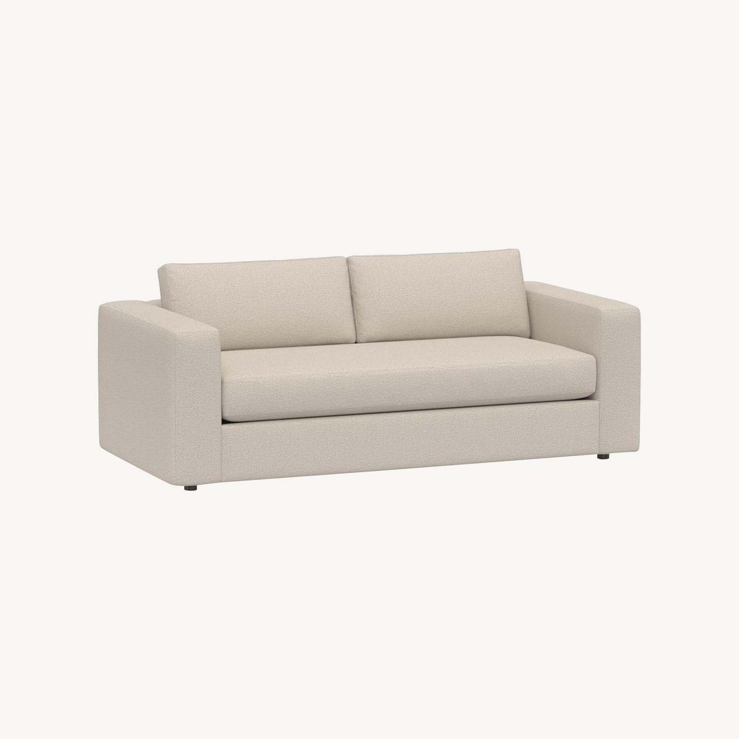 Pottery Barn Carmel Square 86.5" Sofa (Oatmeal) - image-0