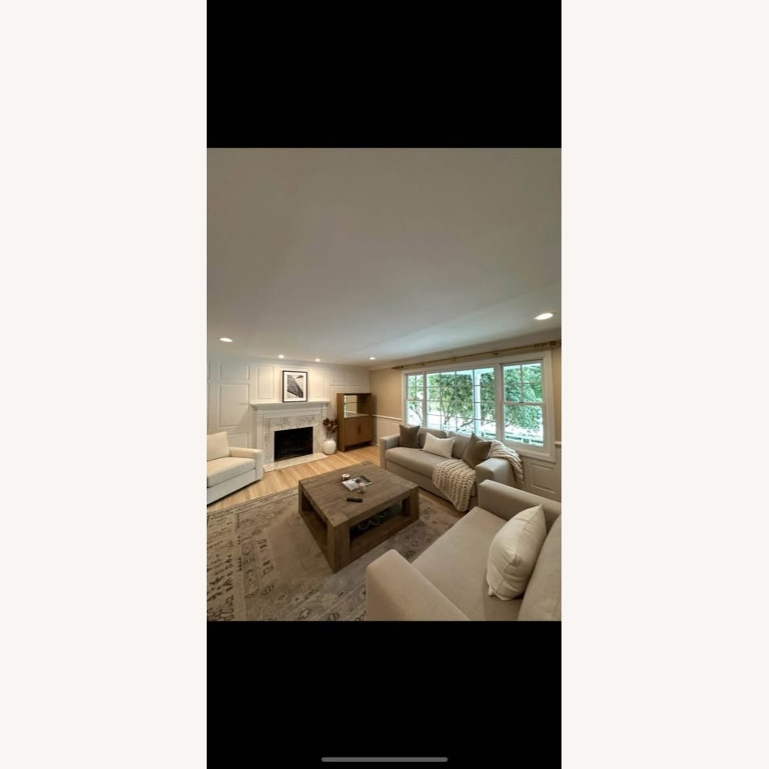 Pottery Barn Carmel Square 86.5" Sofa (Oatmeal) - image-2