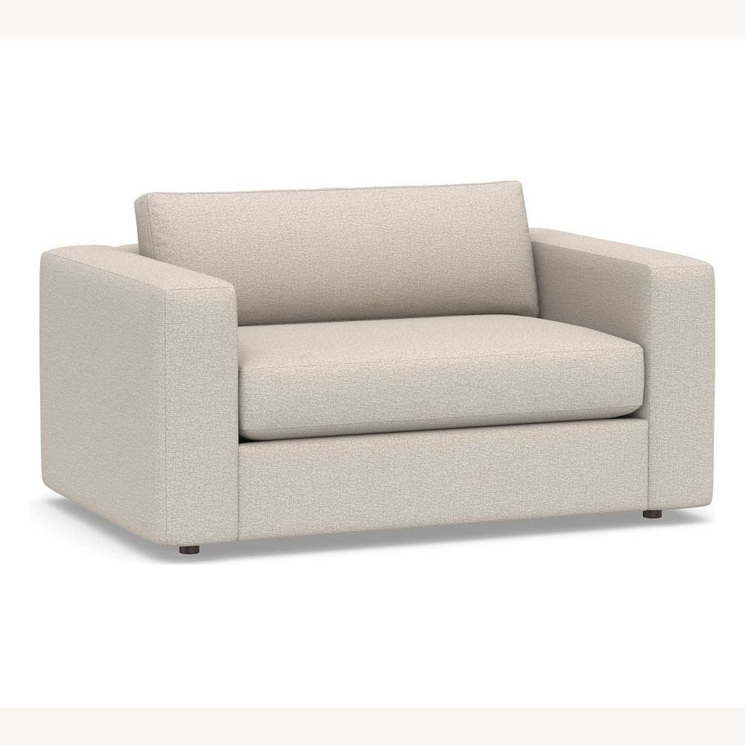 Pottery Barn Carmel Square 62" Sofa (Oatmeal) - image-4