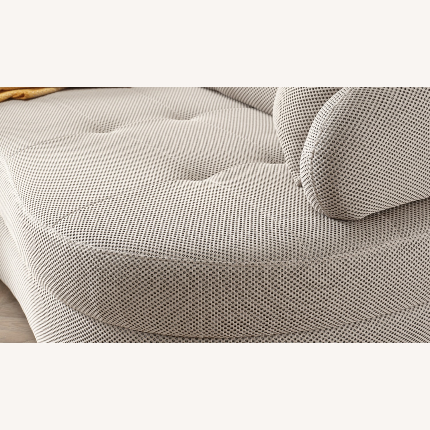 Wayfair Modern Light Gray Curved Sofa – 3+ Seater - image-6