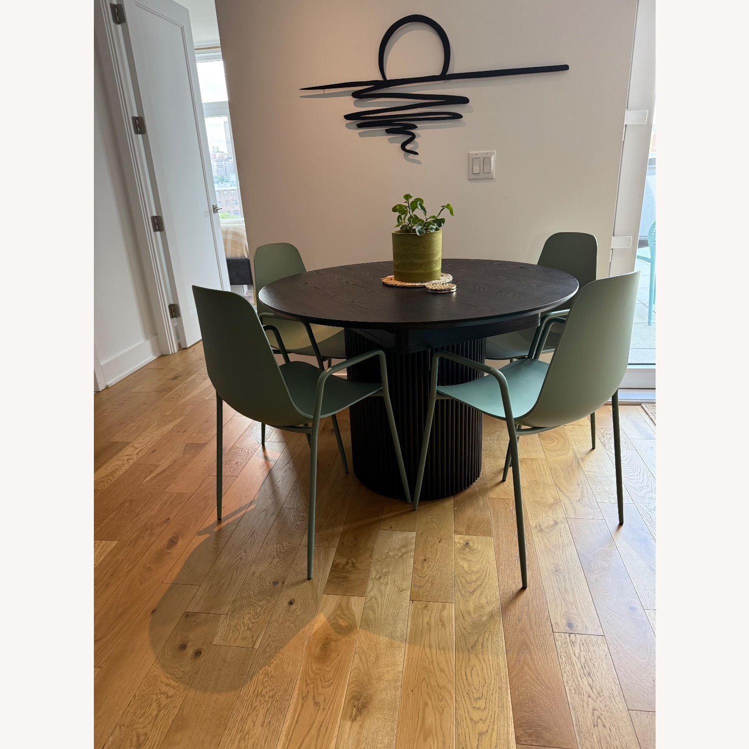 Article Svelti Green Plastic Dining Chairs - image-1