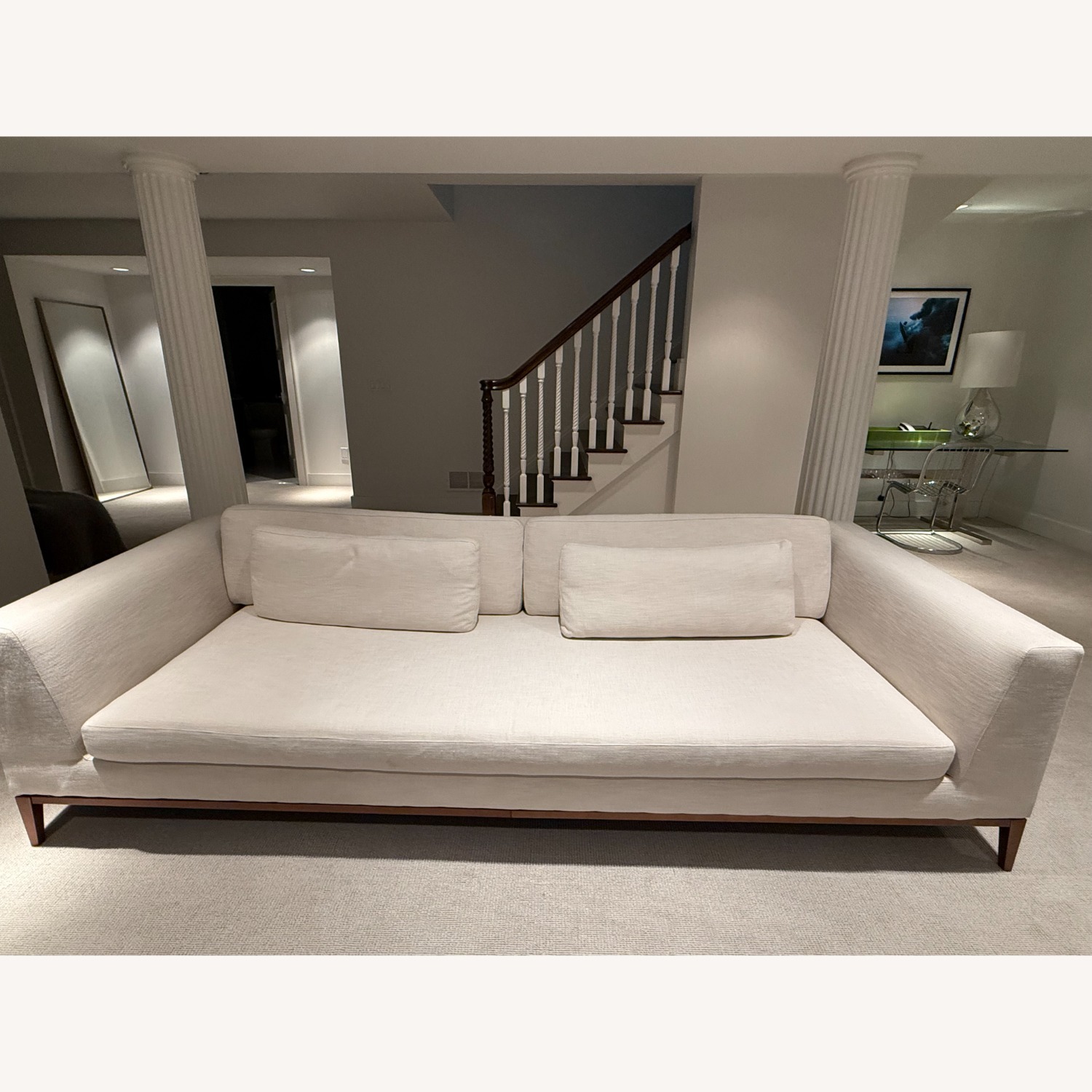 Restoration Hardware Italia Taper Arm Sofa - image-4