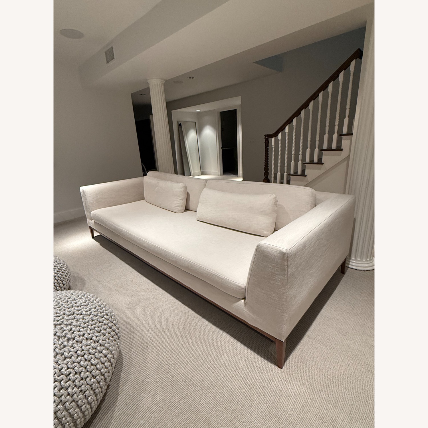Restoration Hardware Italia Taper Arm Sofa - image-1