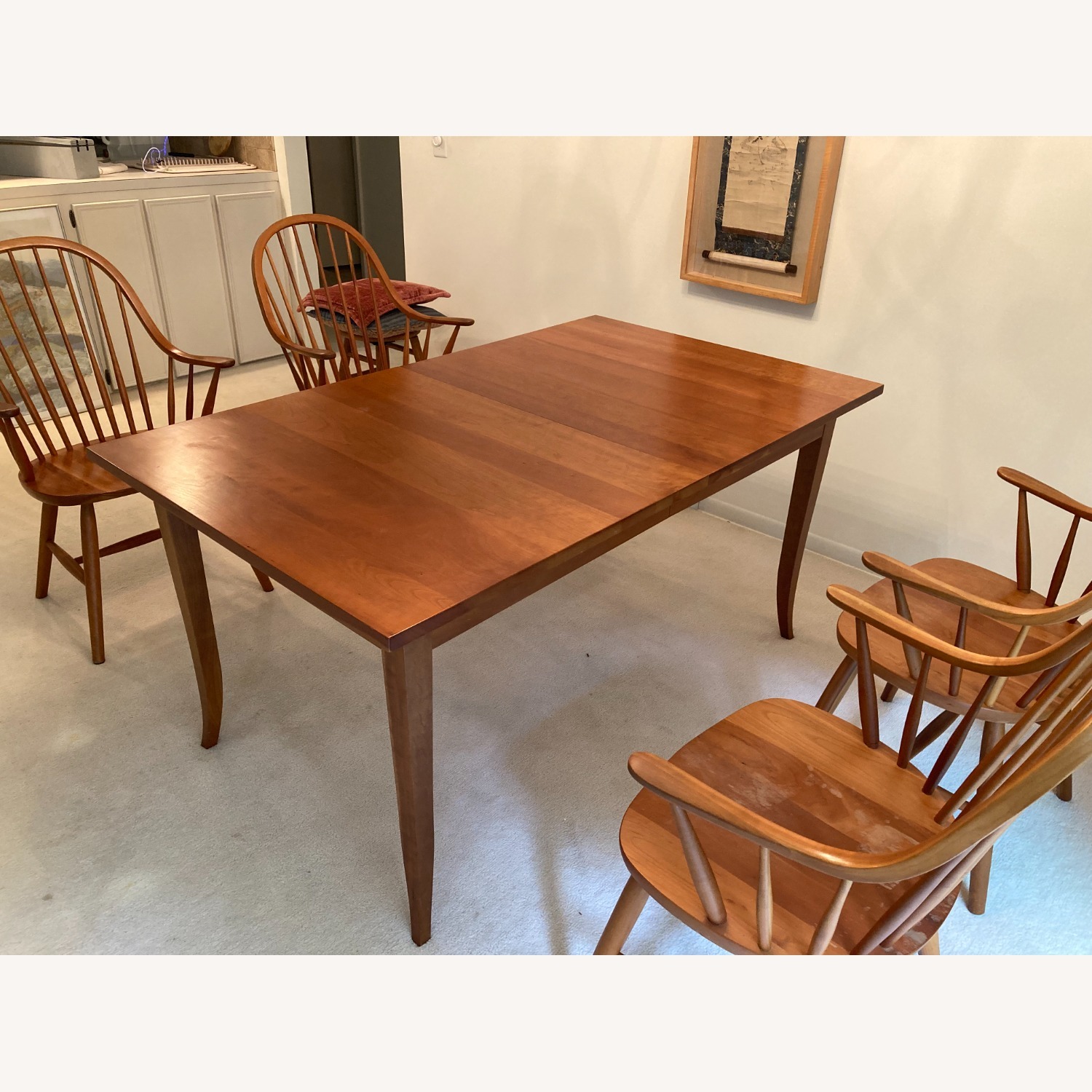 Solid Cherry Wood Dining Set - image-1