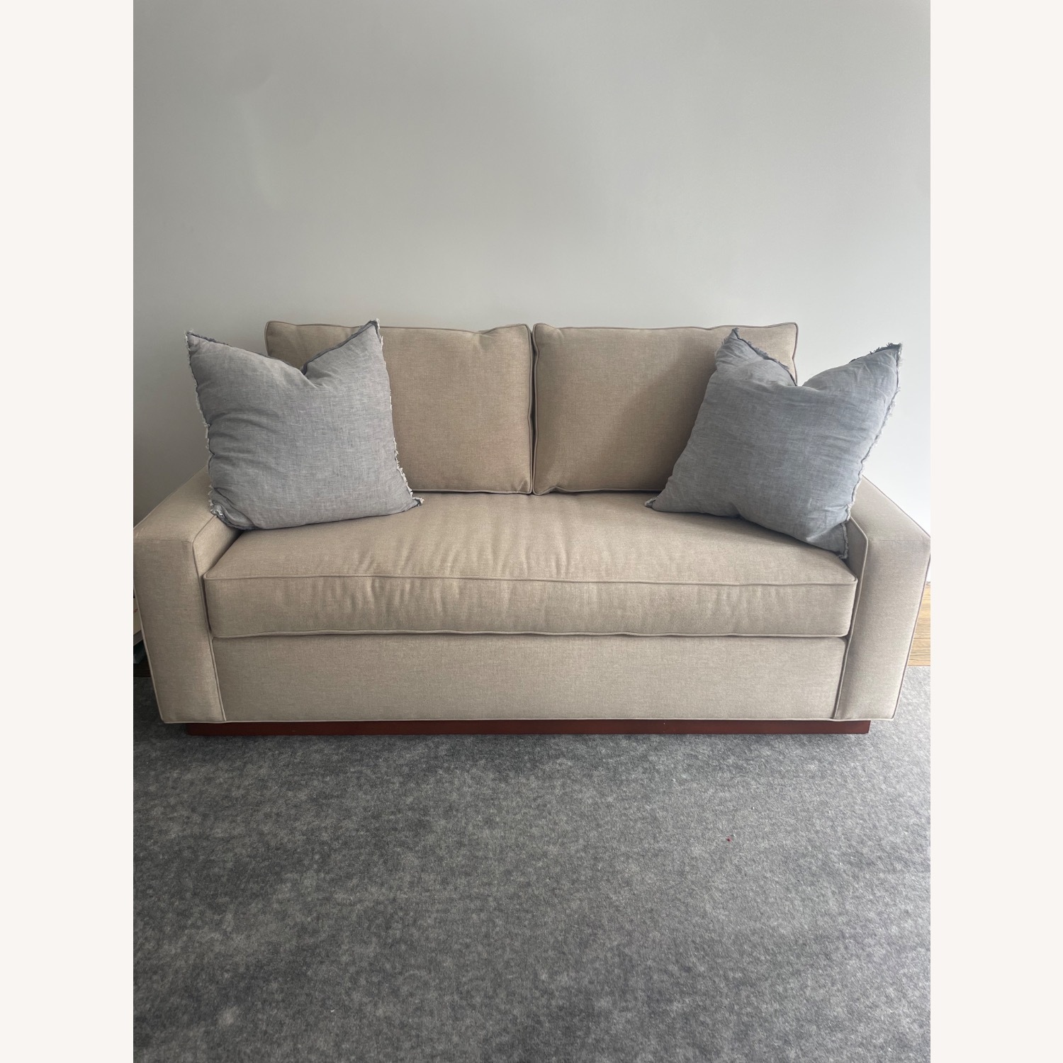 Apt2b Full Size Almond Sleeper Sofa - image-1