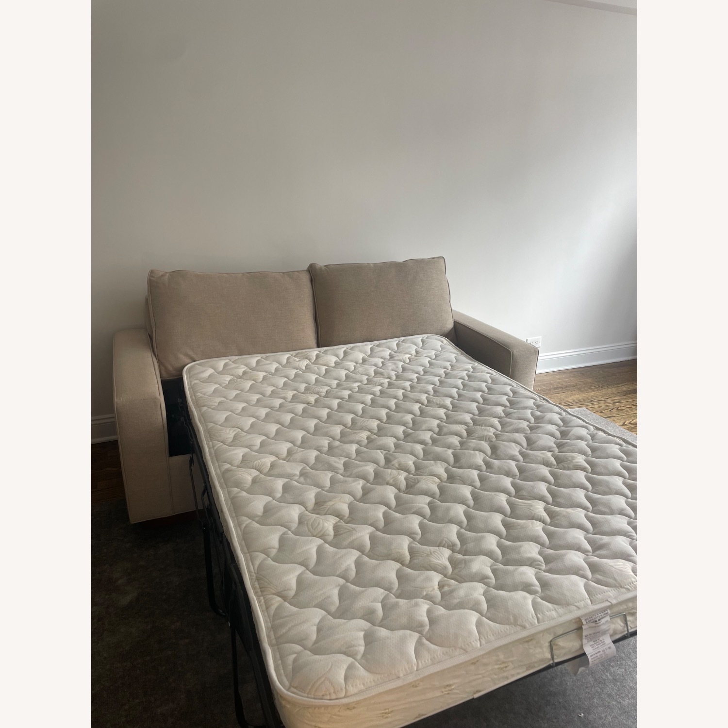 Apt2b Full Size Almond Sleeper Sofa - image-4