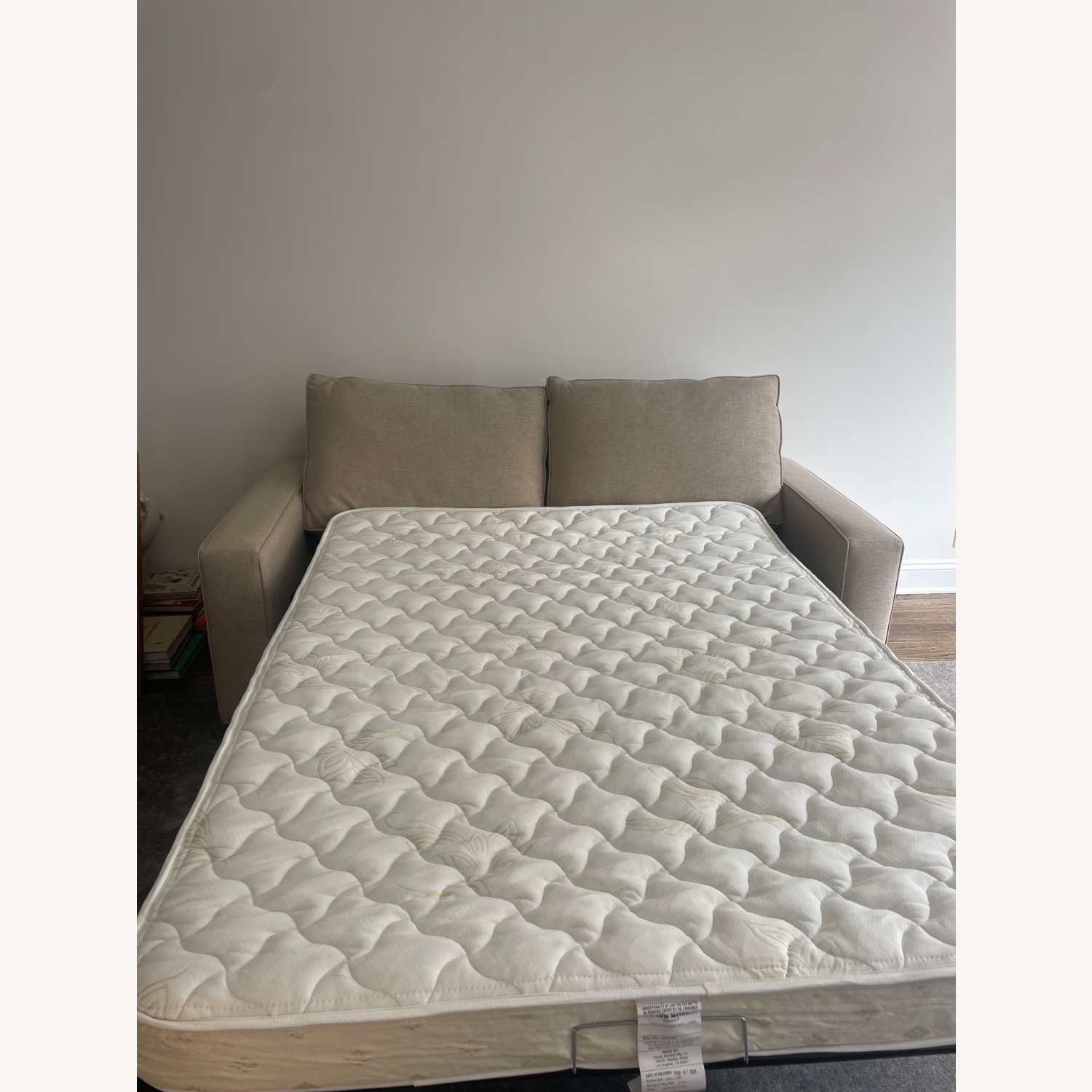 Apt2b Full Size Almond Sleeper Sofa - image-5