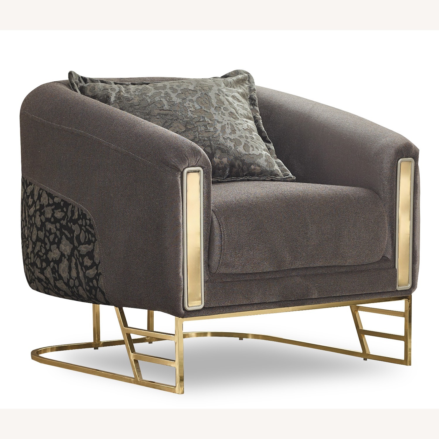 Wayfair Dark Gray Fabric Accent Chair - image-2