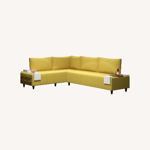Used Inferno Modern Modular L-Shaped Sectional Sofa Bed for sale on AptDeco