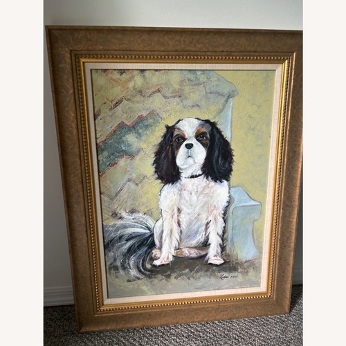 Used King Cavalier Dog Portrait for sale on AptDeco