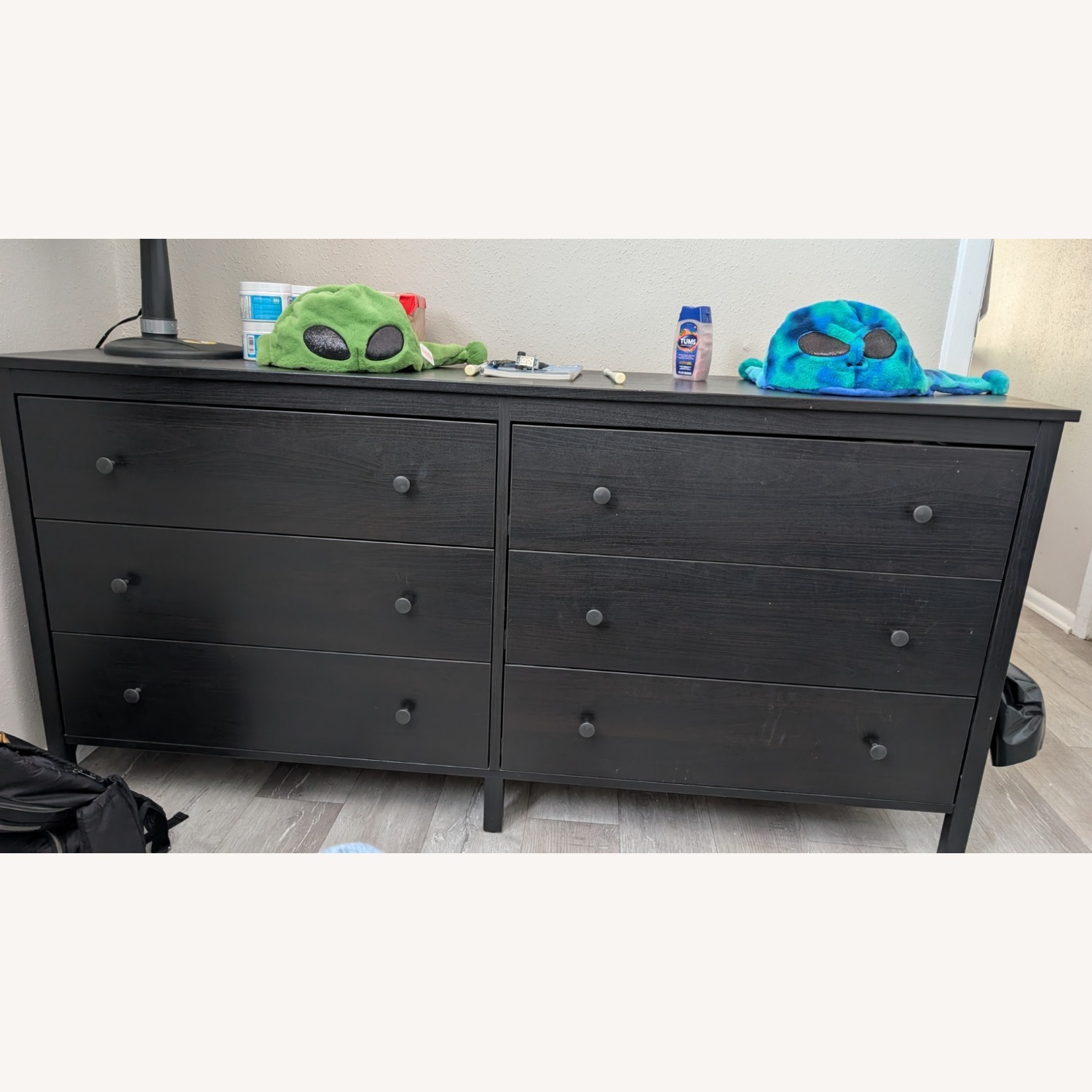 IKEA Koppang Black 6 Drawer Dresser - image-1