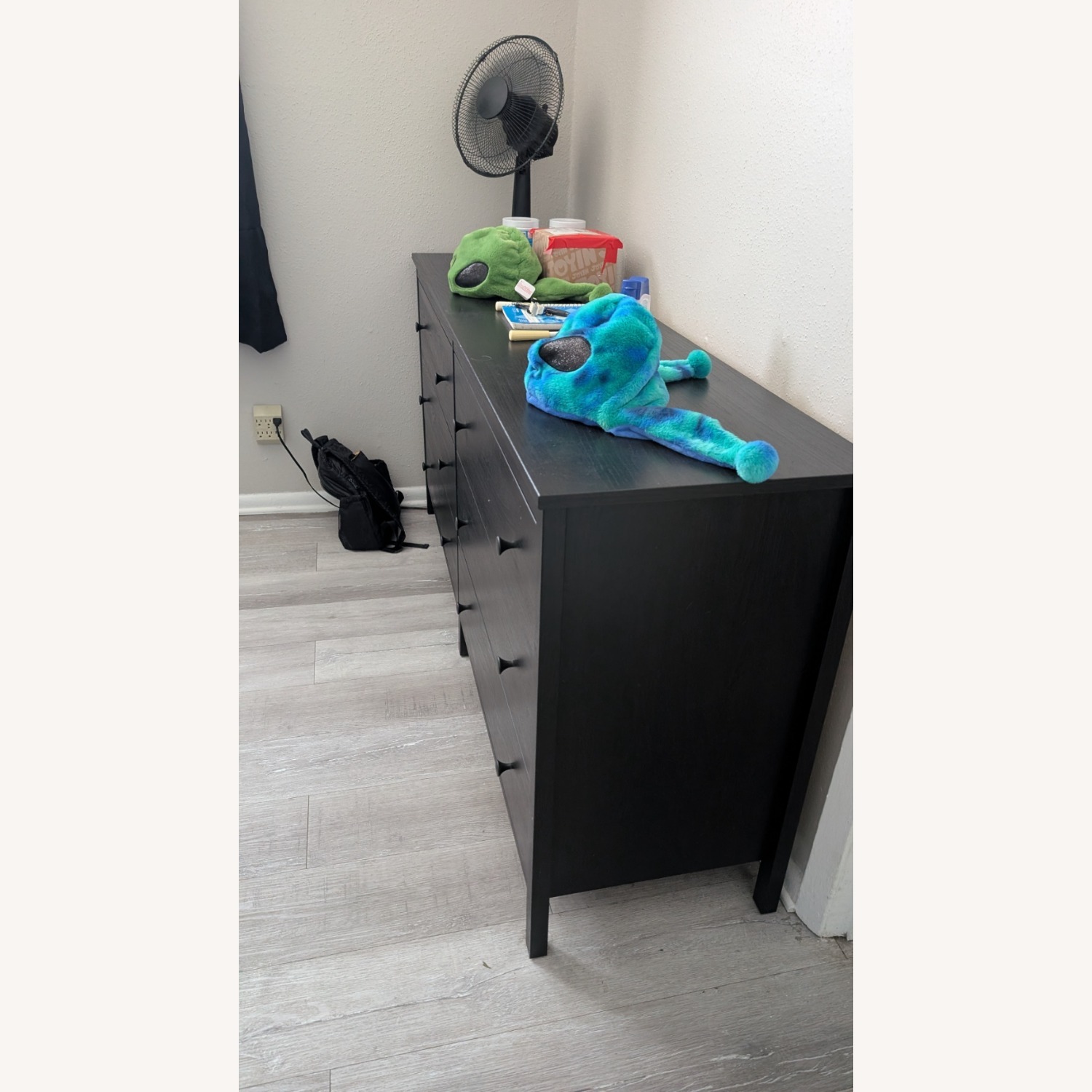IKEA Koppang Black 6 Drawer Dresser - image-2