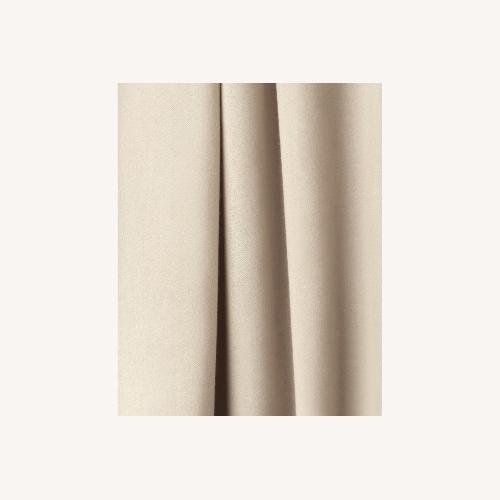 Used Nordic Knots Wool Curtain "The Grand" – Pale Sand for sale on AptDeco