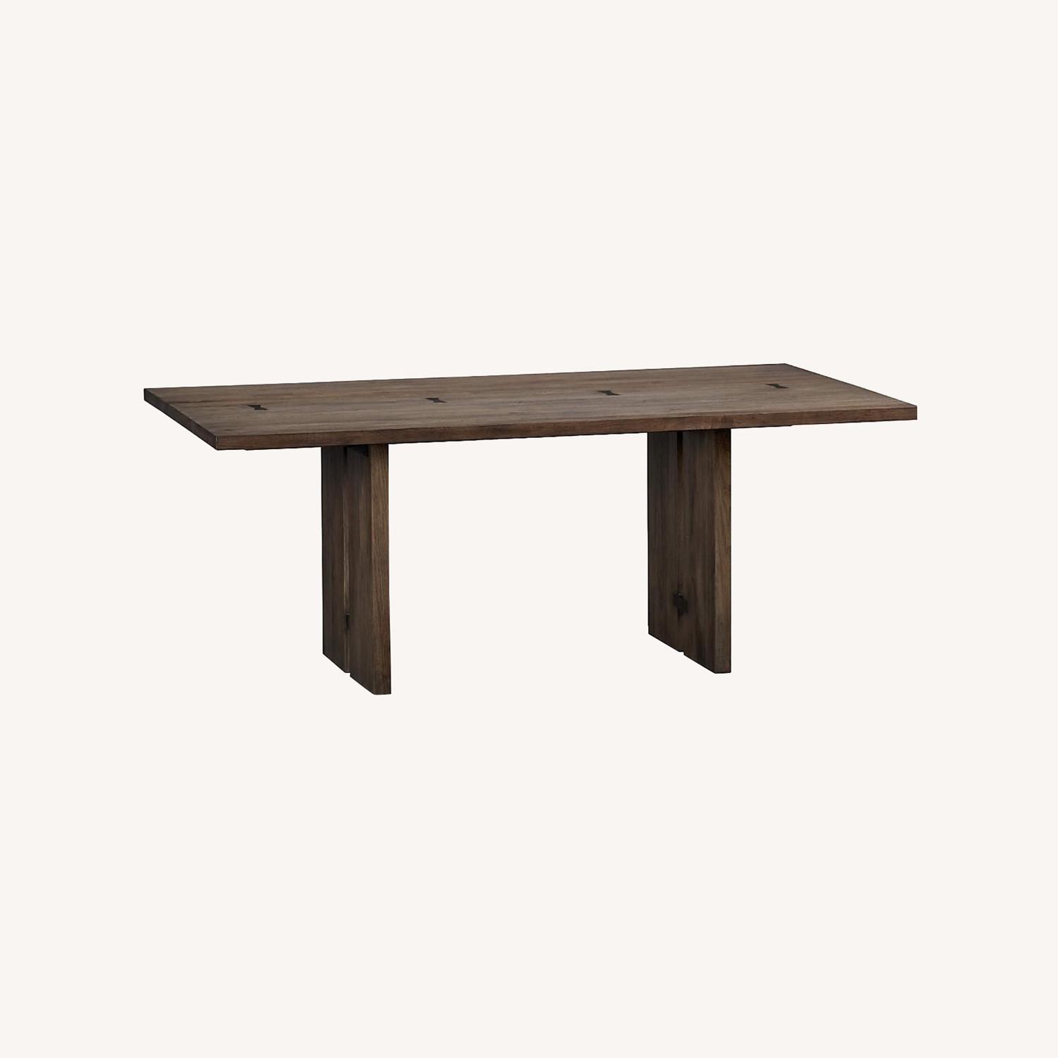 Crate & Barrel Monarch Shiitake 76" Dining Table - image-0