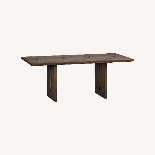 Used Crate & Barrel Monarch Shiitake 76" Dining Table for sale on AptDeco