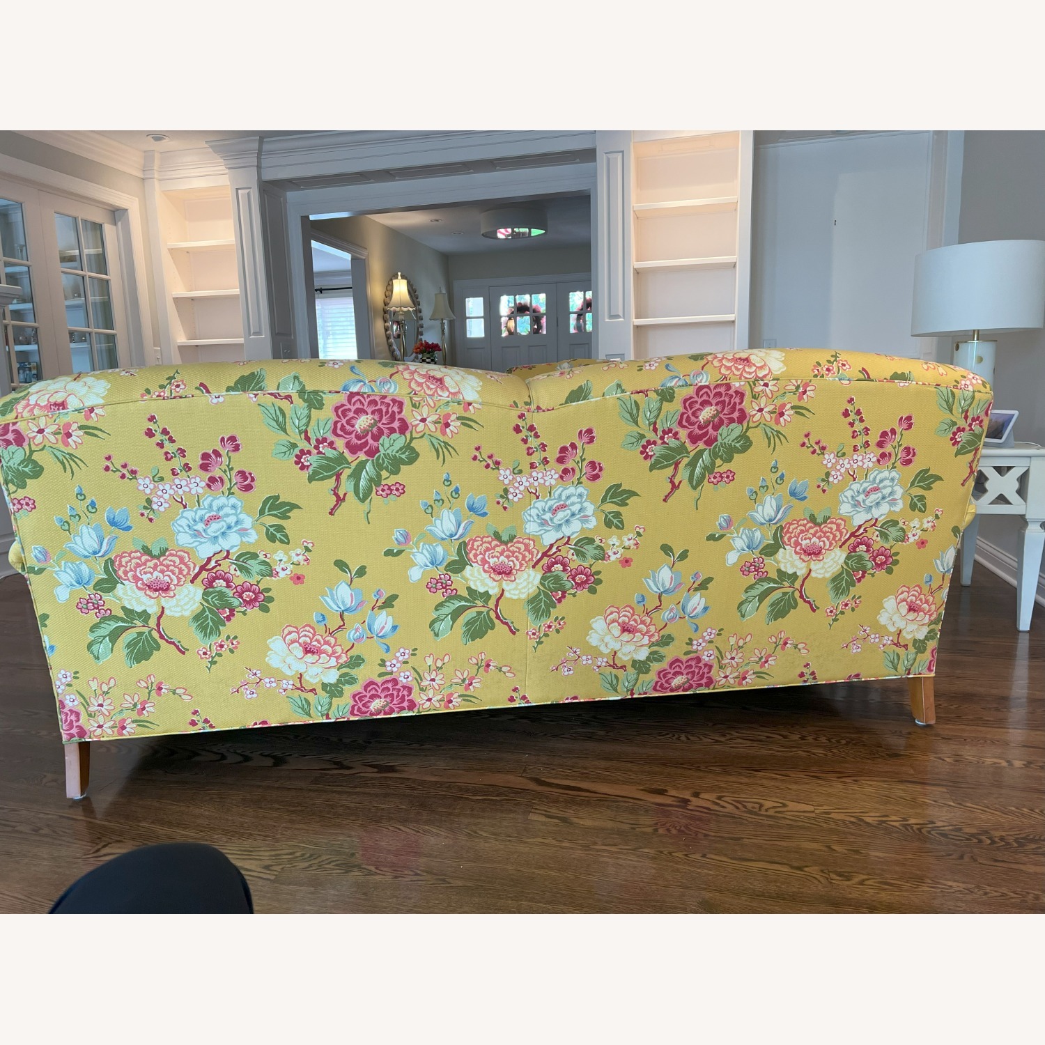 Calico Corners Yellow Fabric 3+ Seater Sofa - image-3