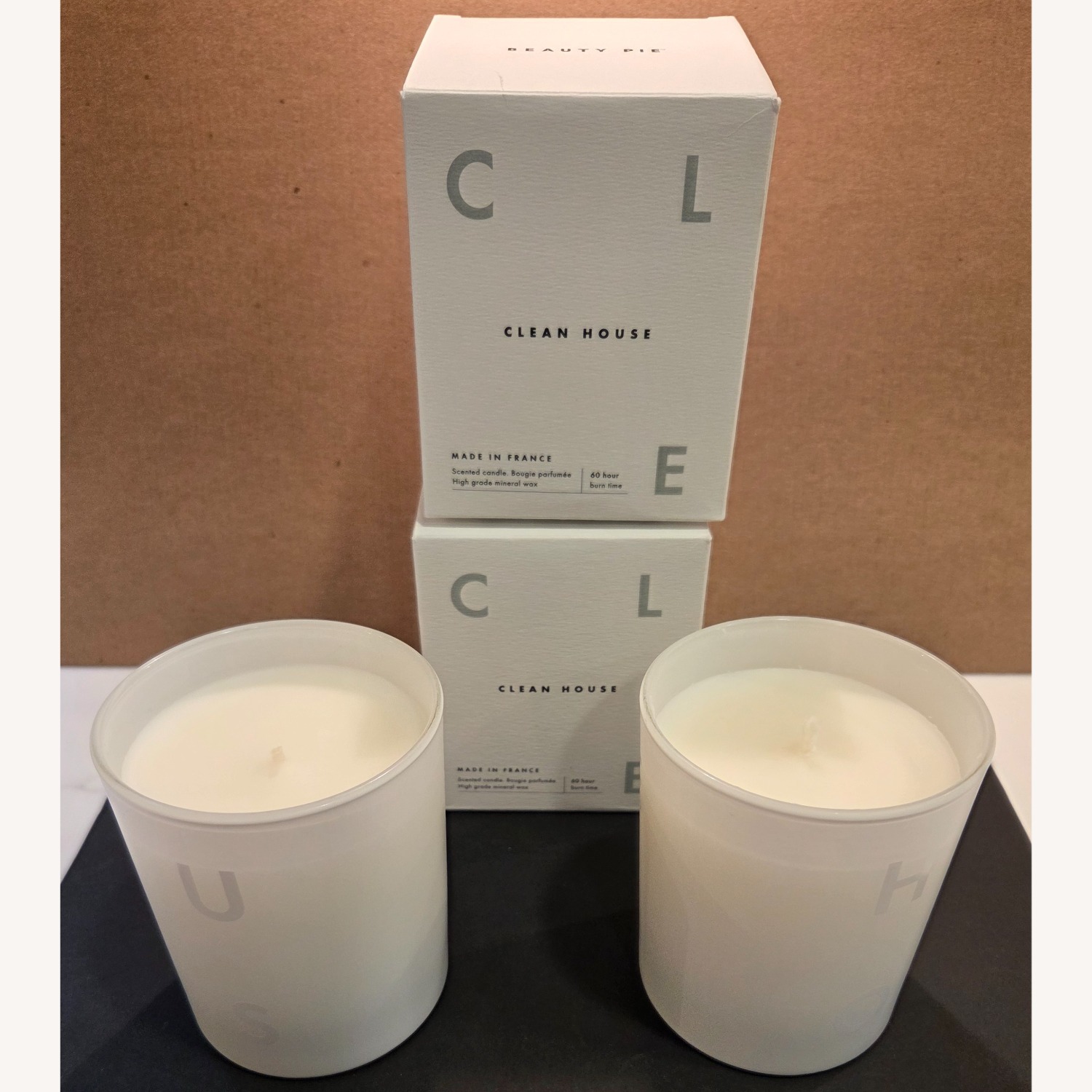 2  Pie Candles "Clean House" Scent - image-2
