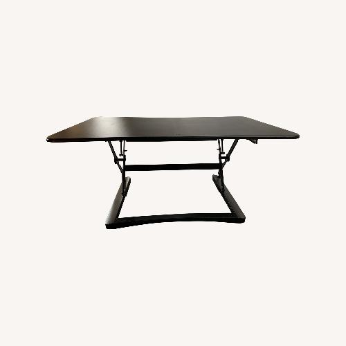 Used Flexispot Black Metal Desk for sale on AptDeco