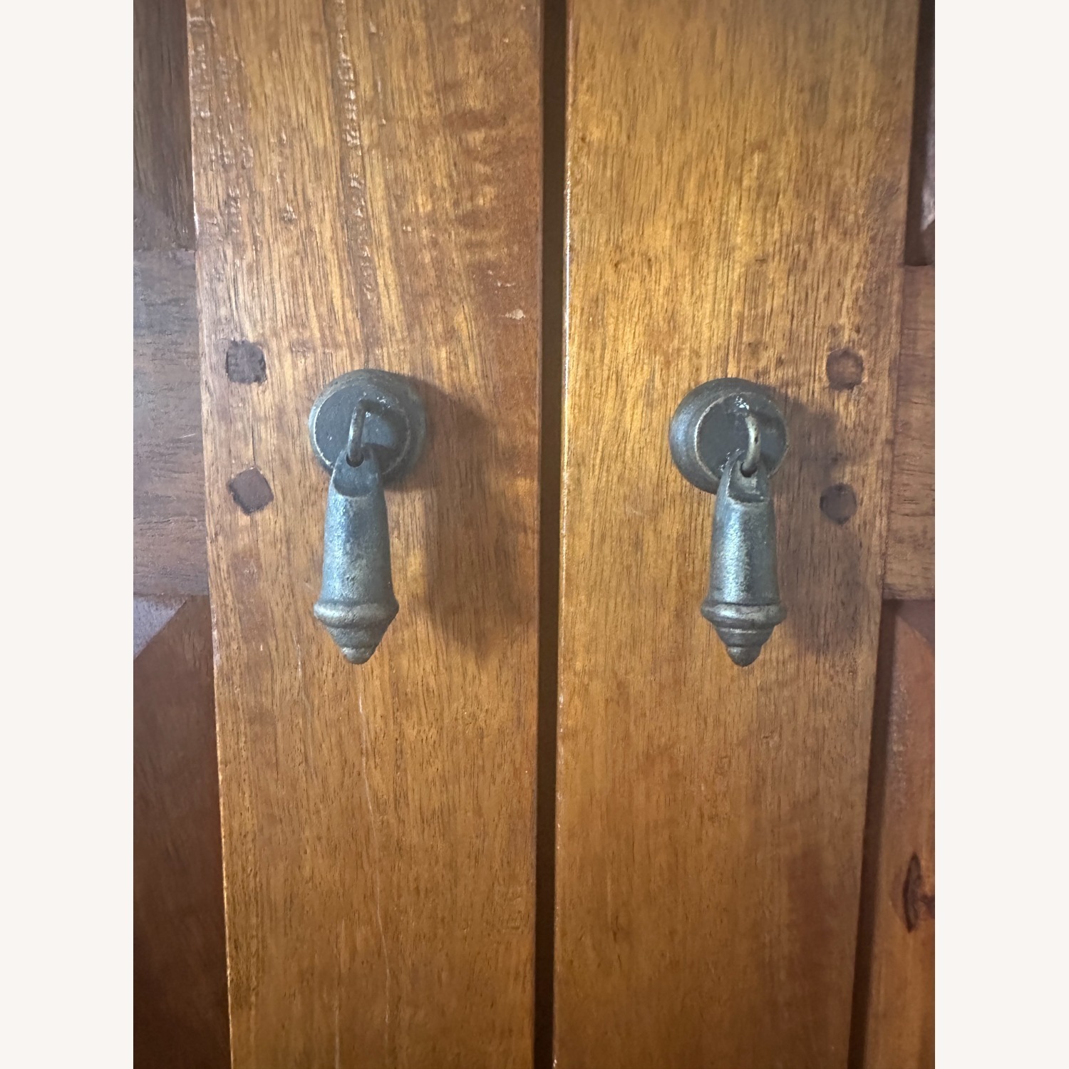 Solid Wood Armoire Wardrobe Media Center - image-7