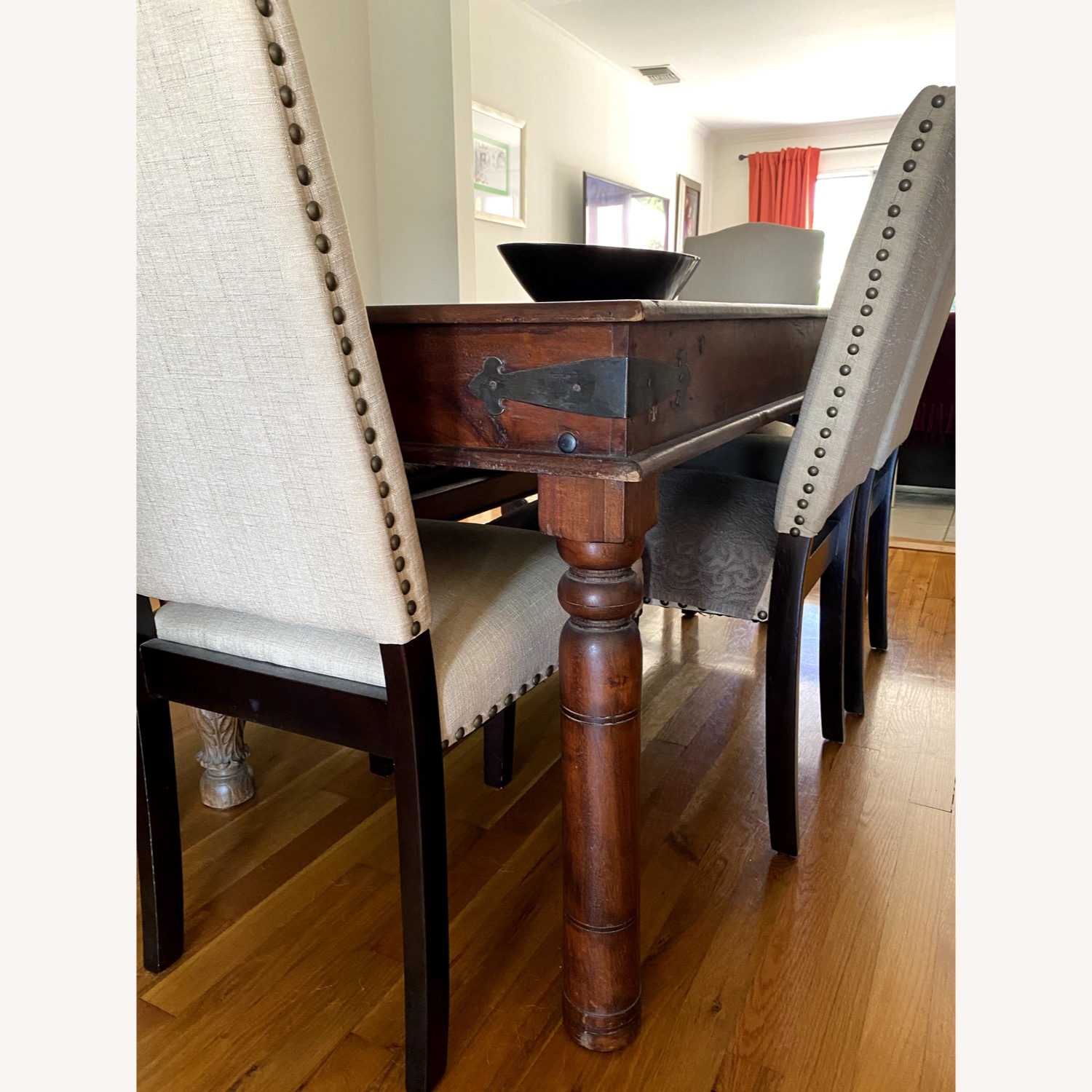 Taylor Made Custom Dark Brown Wood Dining Table - image-1