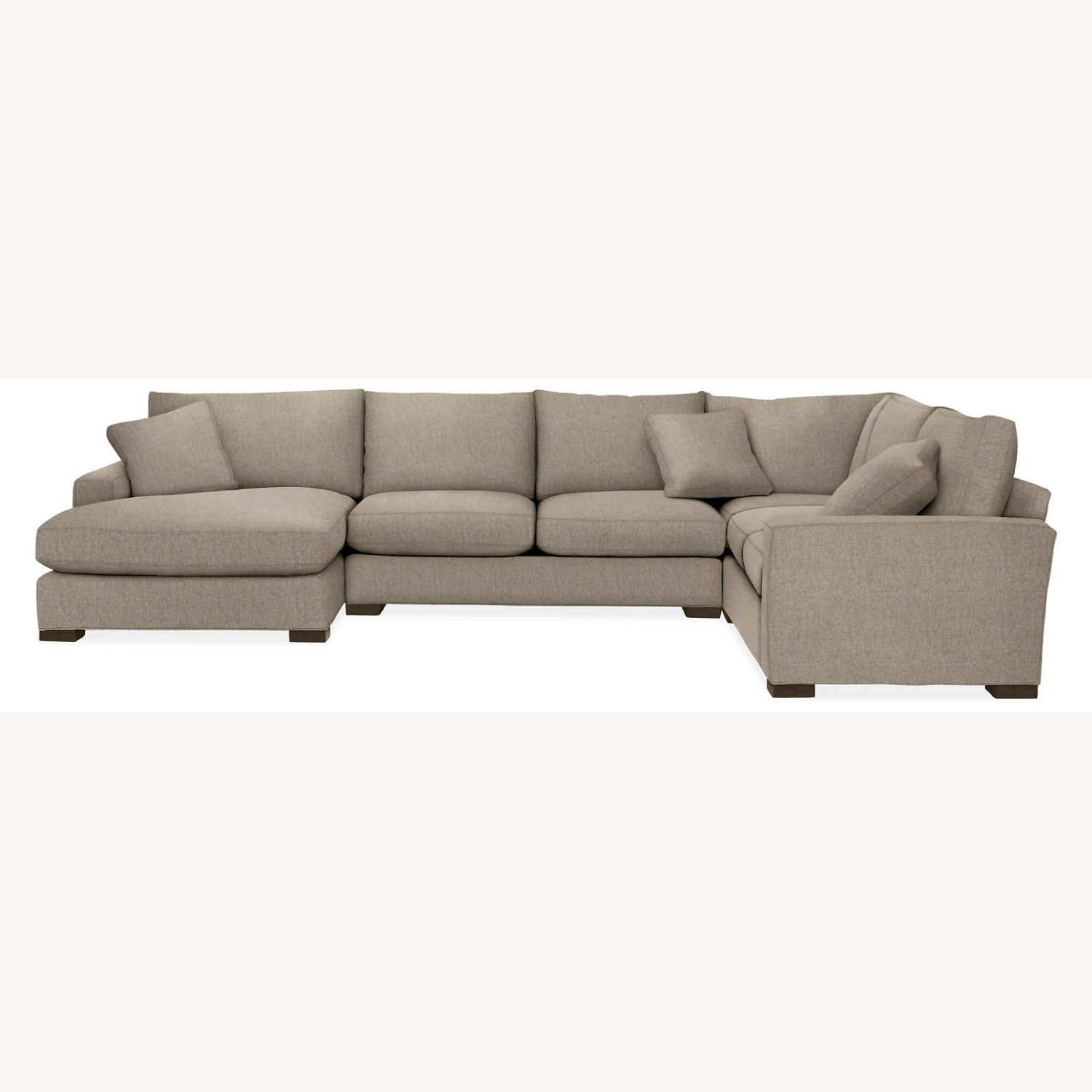 Room and Board Metro Sectional Sofa Couch Chaise - image-12