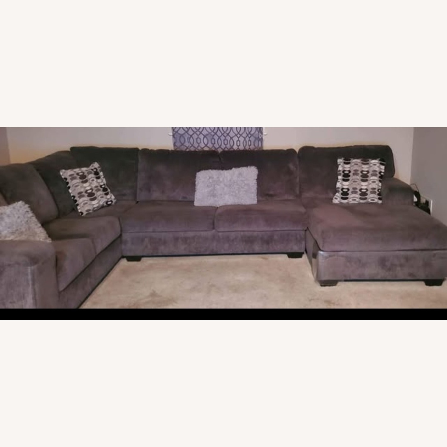 Ashley Furniture Ballinasloe 3 Piece LAF Sectional in Smoke - image-3