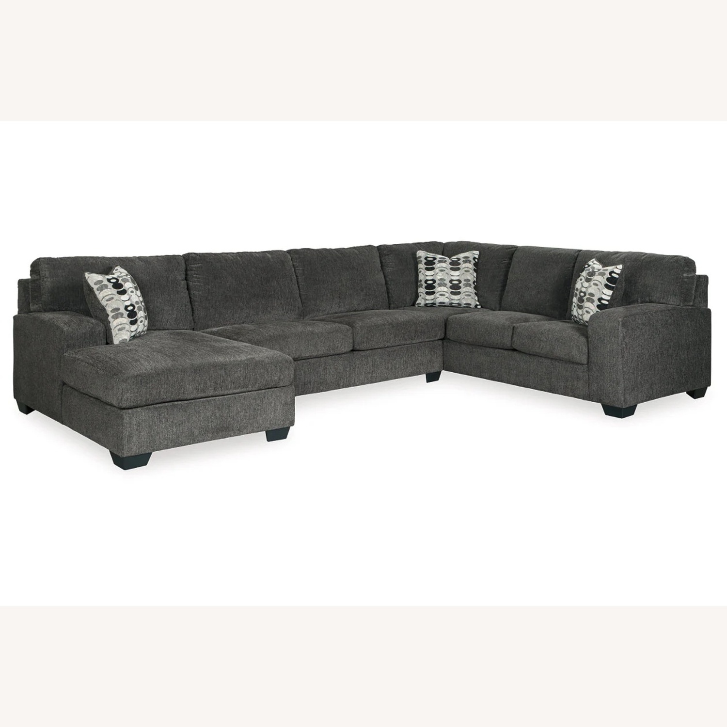 Ashley Furniture Ballinasloe 3 Piece LAF Sectional in Smoke - image-4