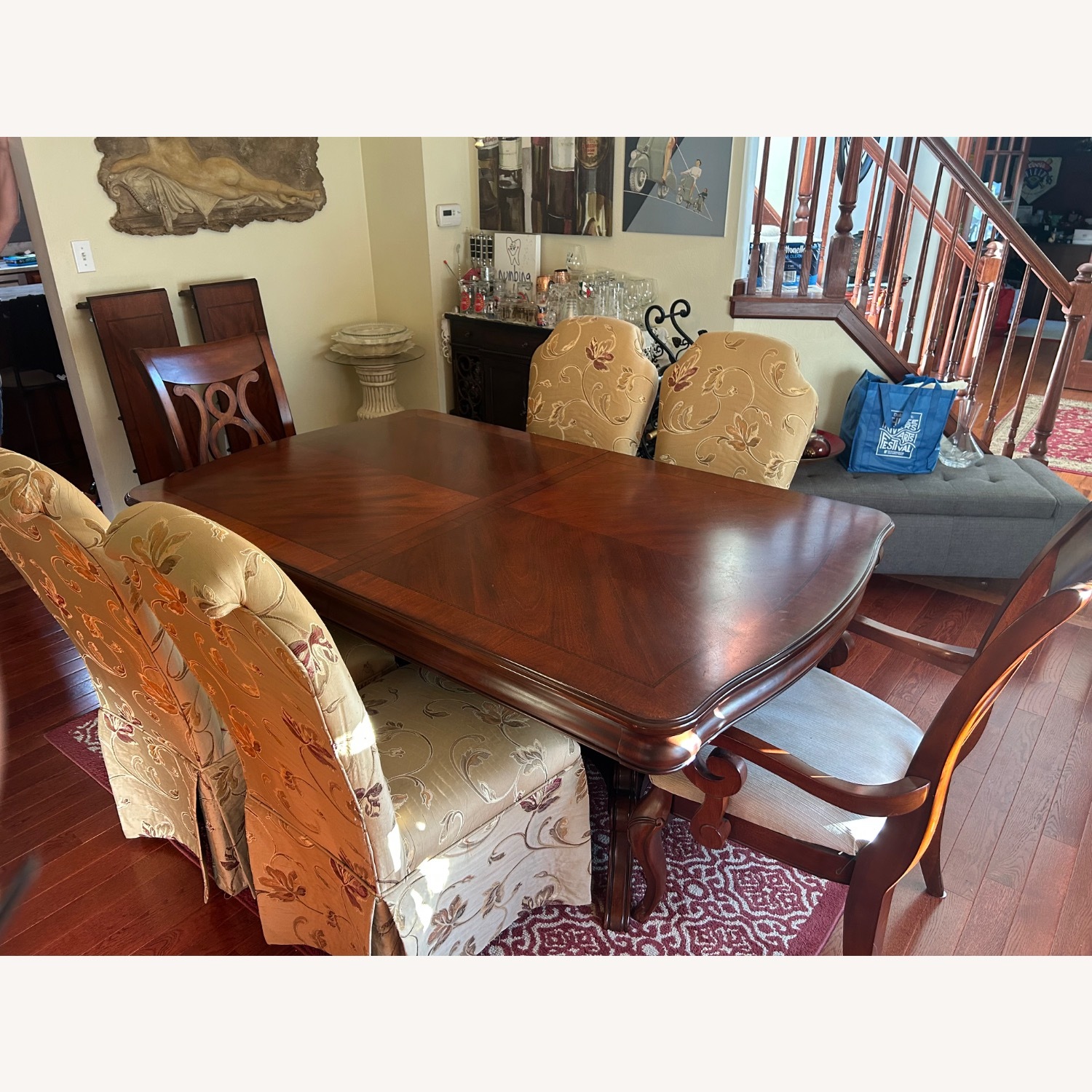 Levin Furniture Dining Table/Chairs - image-1