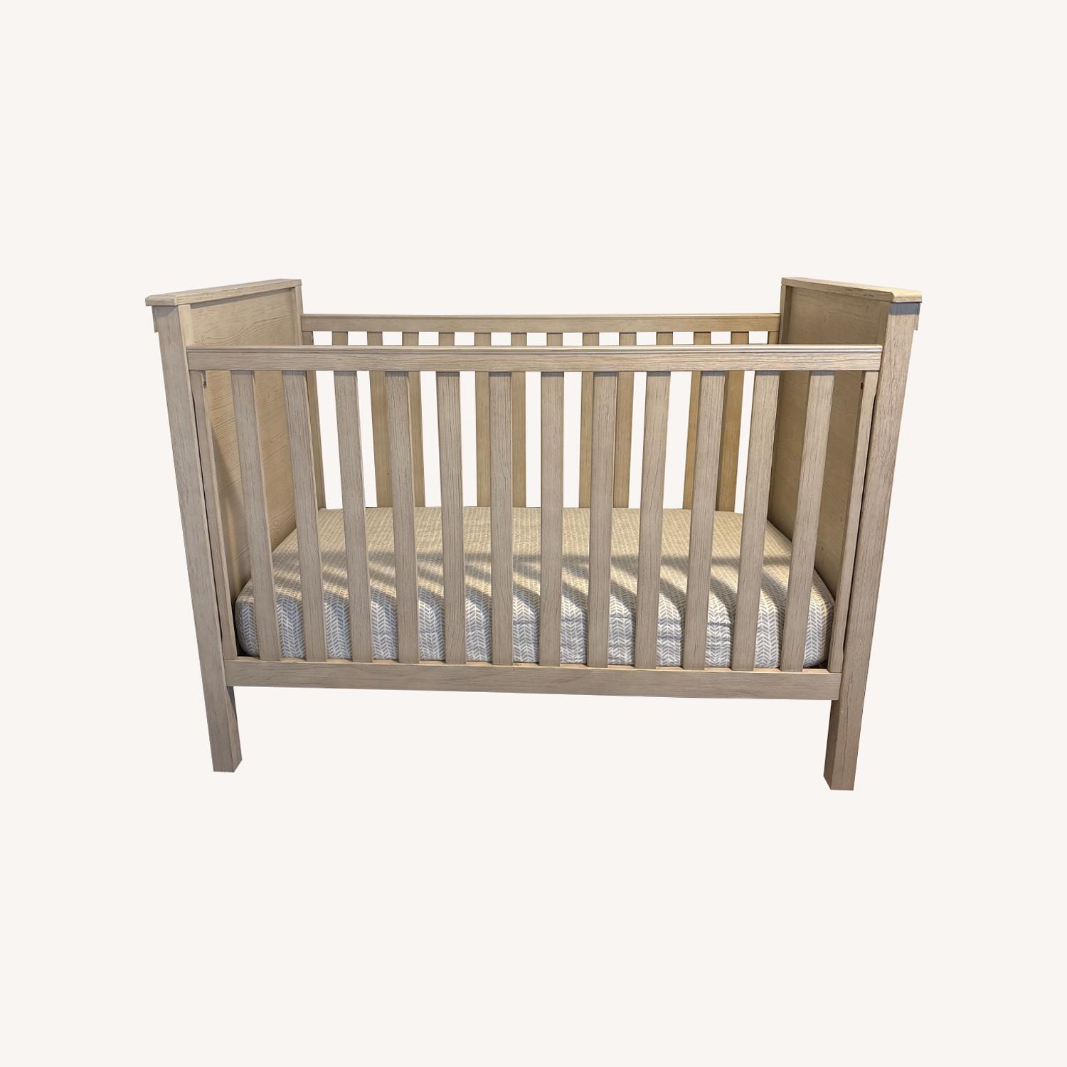 Pottery Barn Kids Rory Crib in Weathered White - image-0