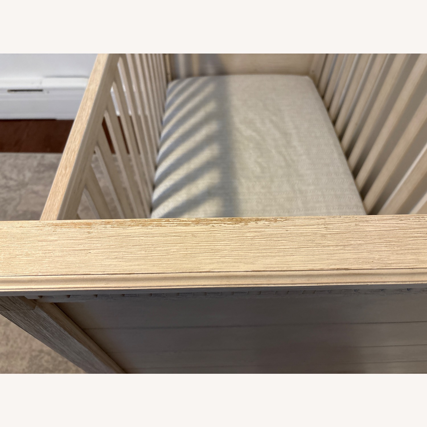 Pottery Barn Kids Rory Crib in Weathered White - image-4