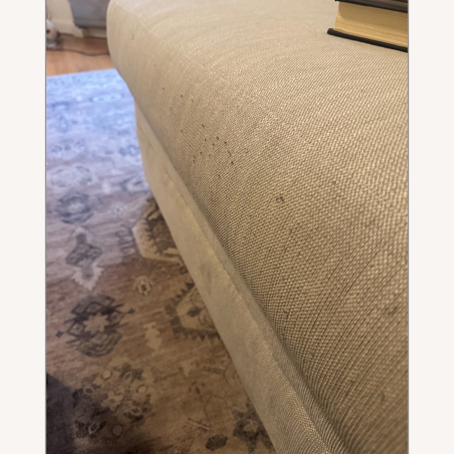 Light Gray Fabric 3+ Seater Sofa - image-5