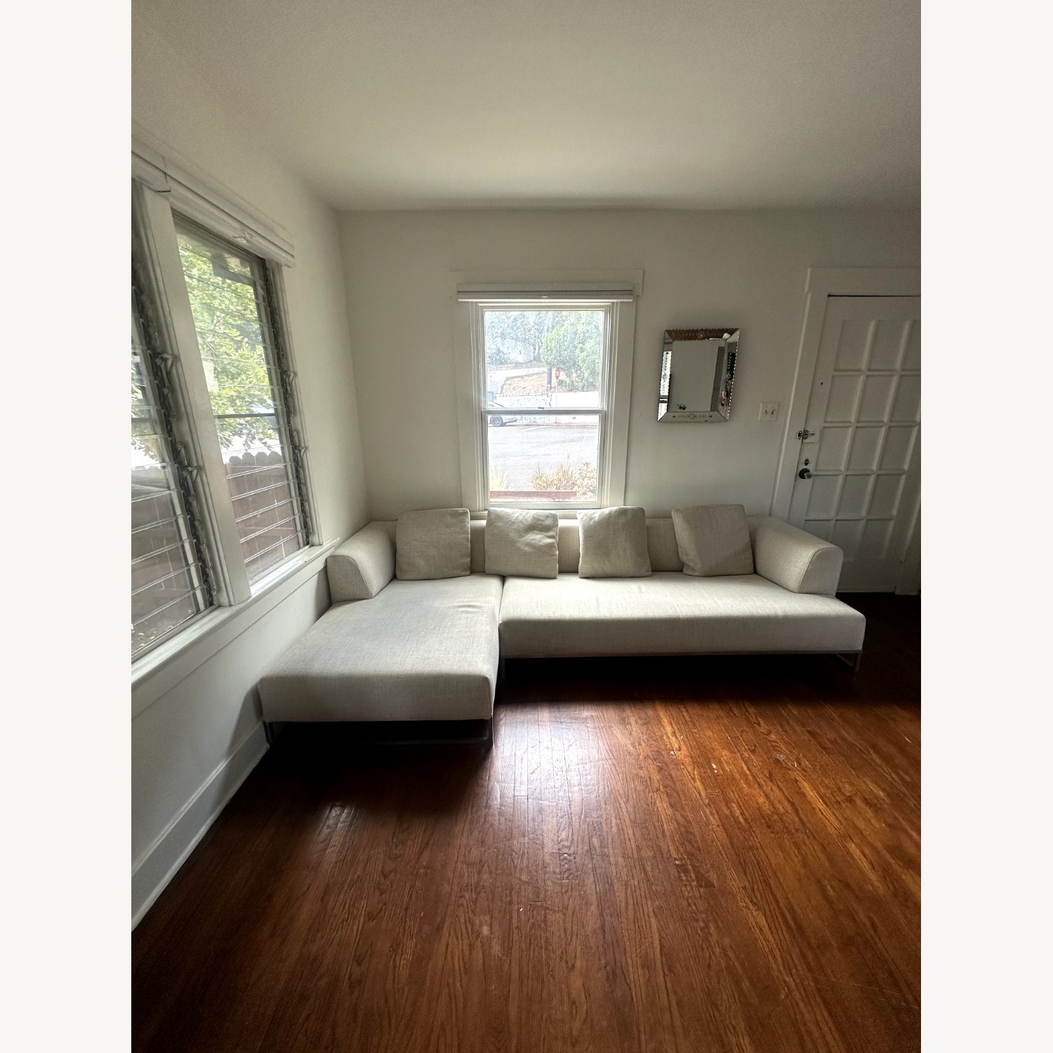 B&B Italia Antonio Citterio Solo Sofa Natural Fabric 2 Piece Sectional - image-2