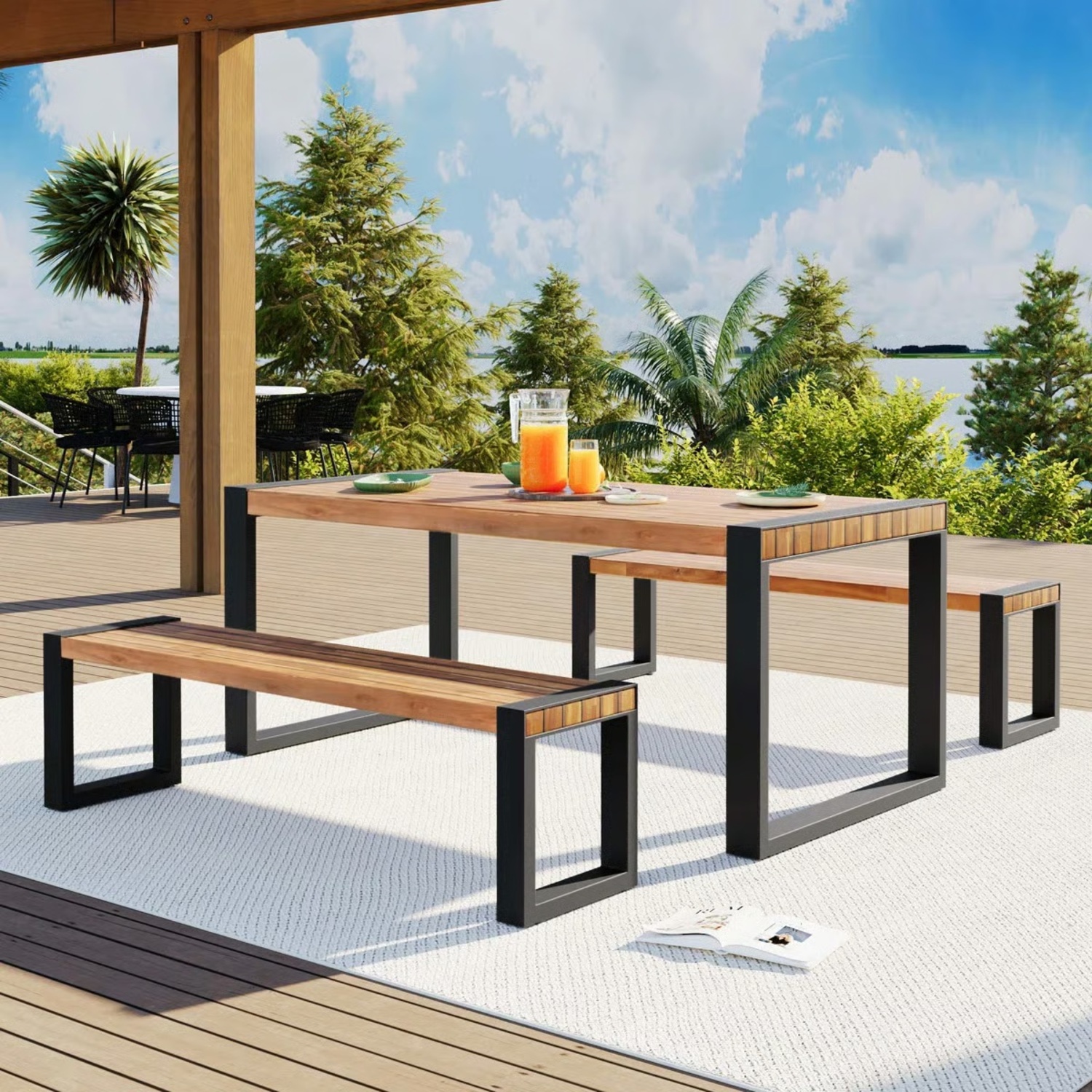 Wayfair Outdoor Patio Dining Set - image-4