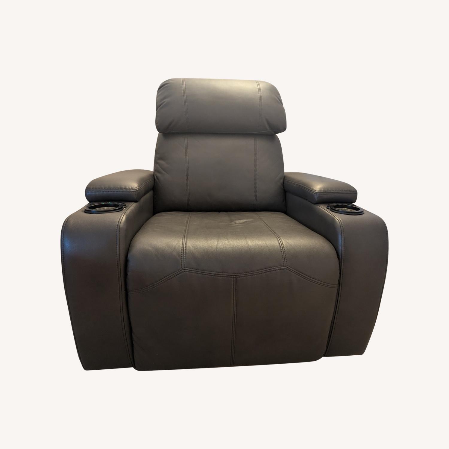 Raymour & Flanigan Matrix Home Theater Power Recliner - image-0