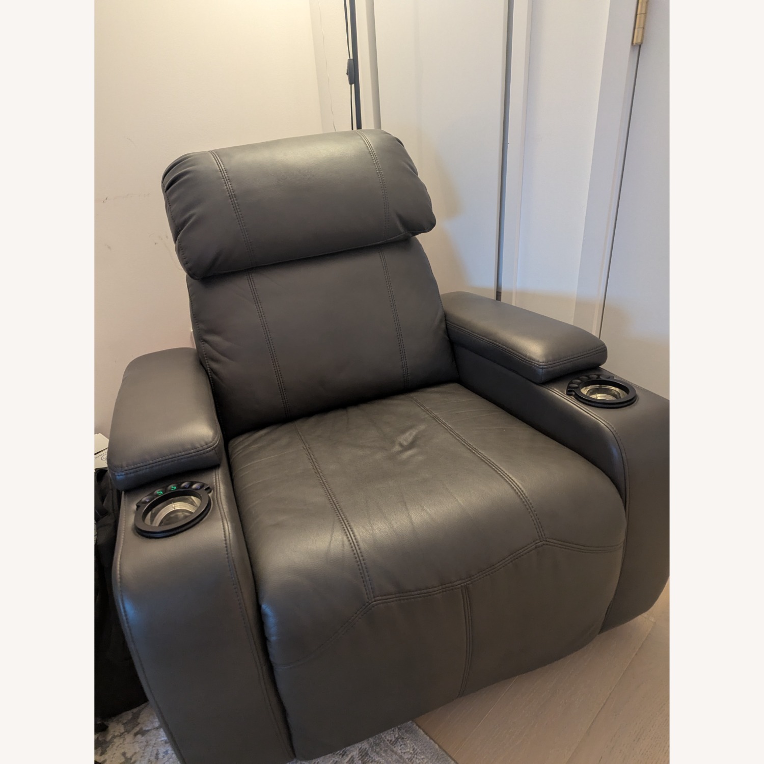 Raymour & Flanigan Matrix Home Theater Power Recliner - image-1