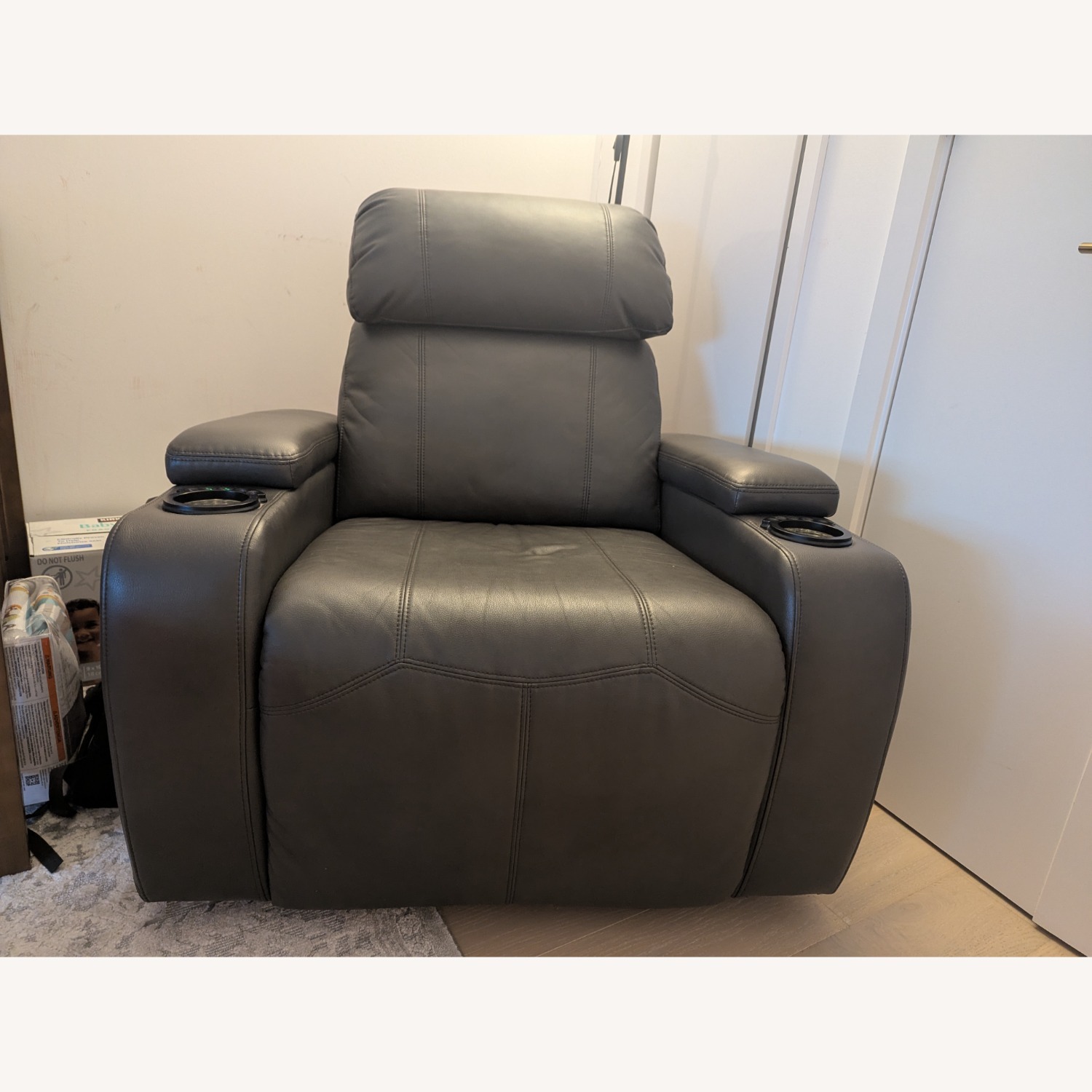 Raymour & Flanigan Matrix Home Theater Power Recliner - image-2
