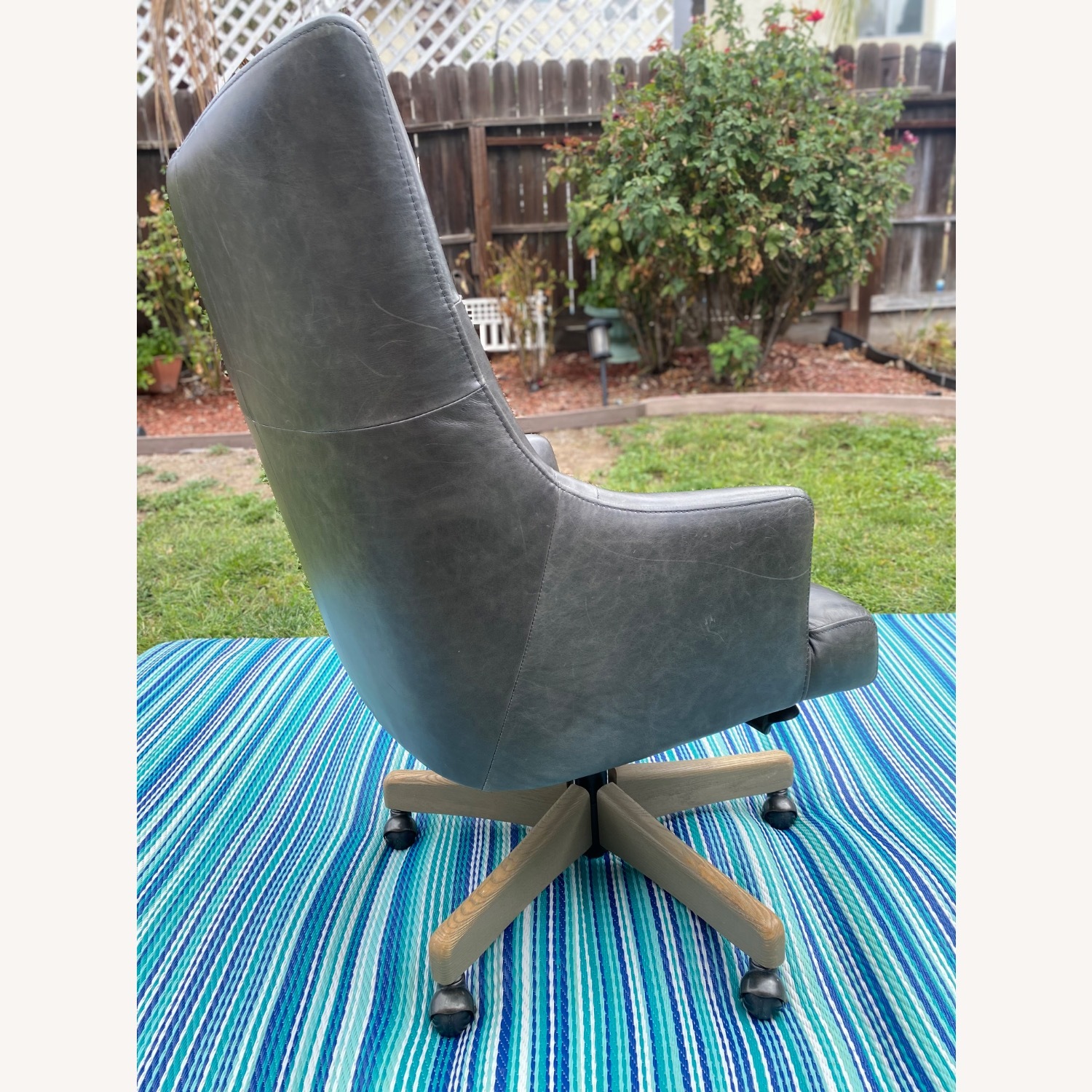 Custom PB Radcliffe Leather Chair – Indigo - image-3