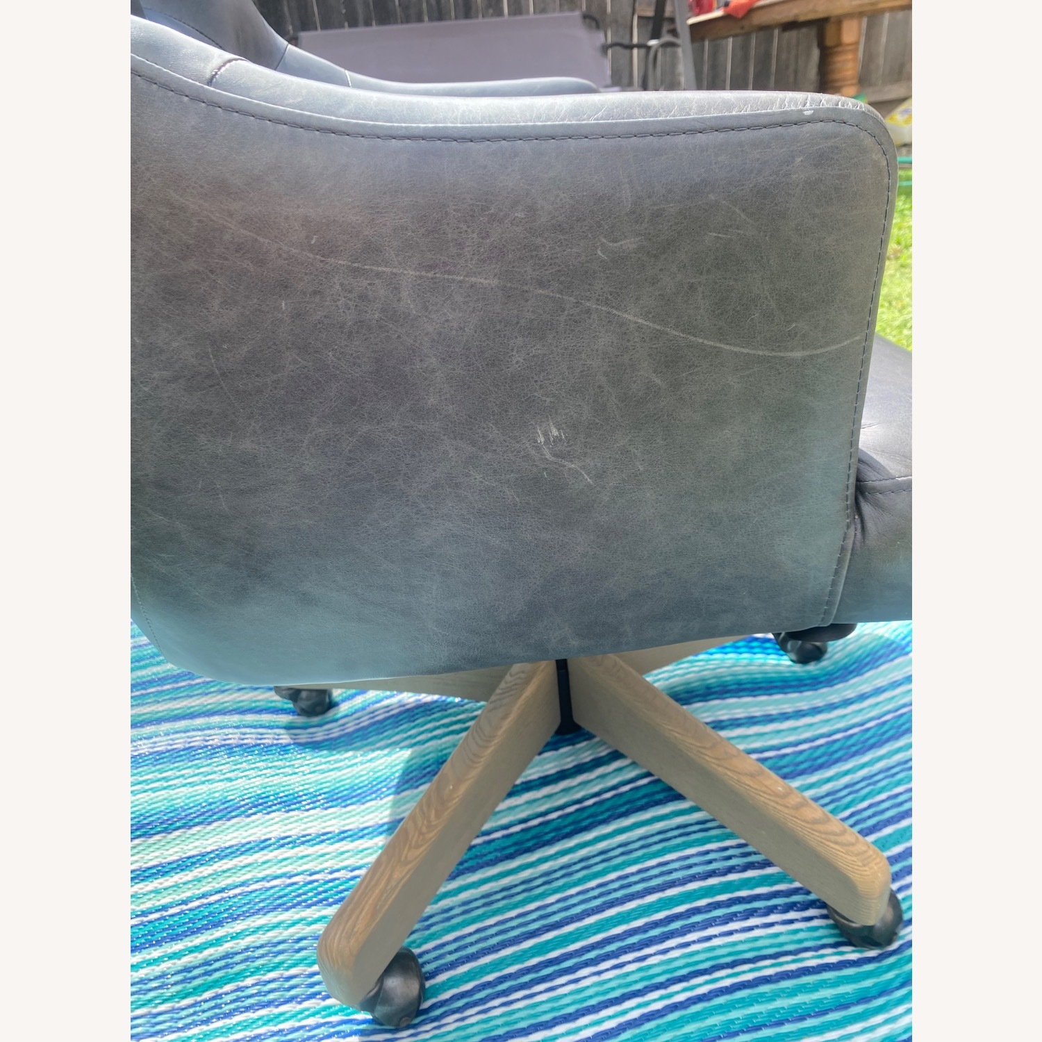 Custom PB Radcliffe Leather Chair – Indigo - image-6