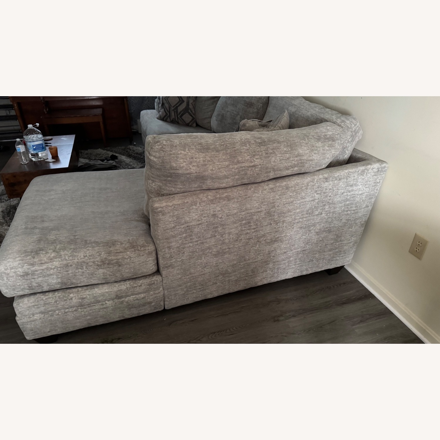 Haven Gray Fabric 2 Piece Sectional - image-3