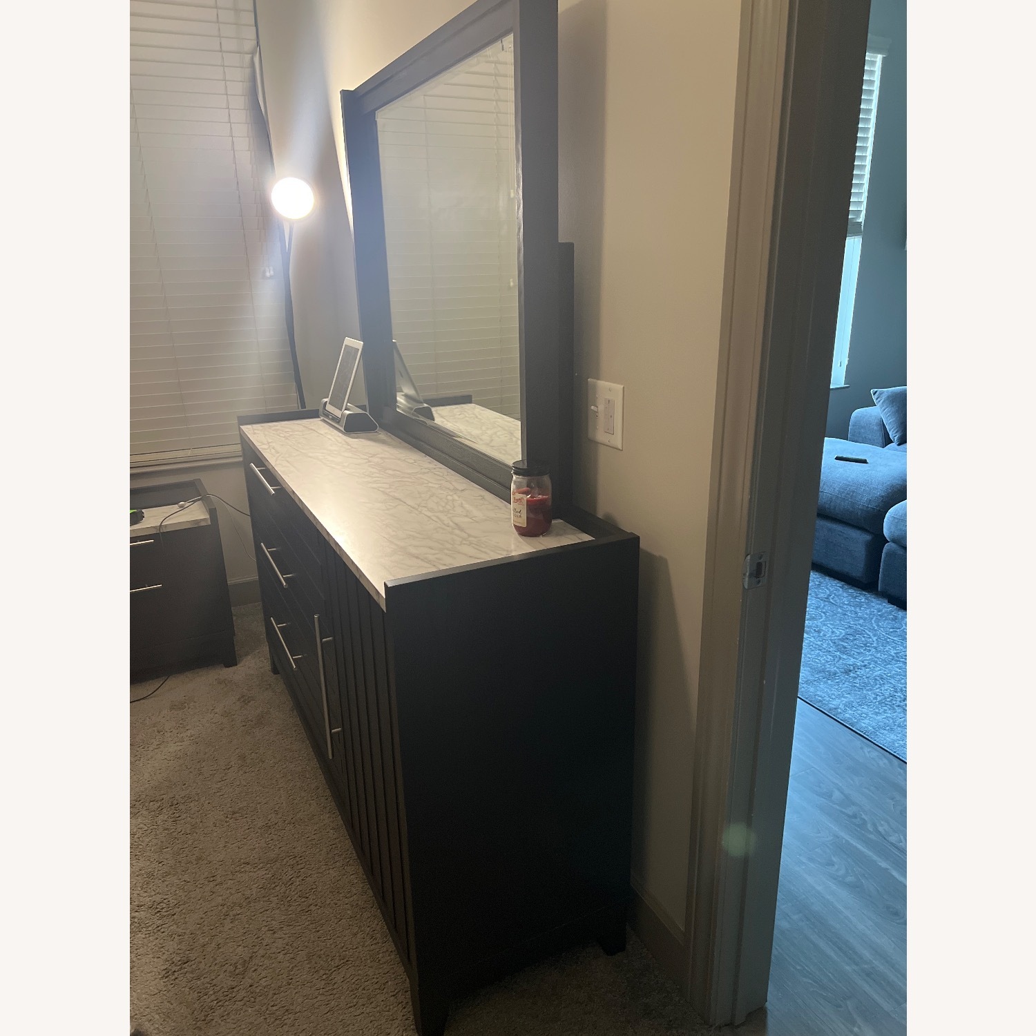 Solitude Espresso 3 Drawer Dresser & Mirror - image-2