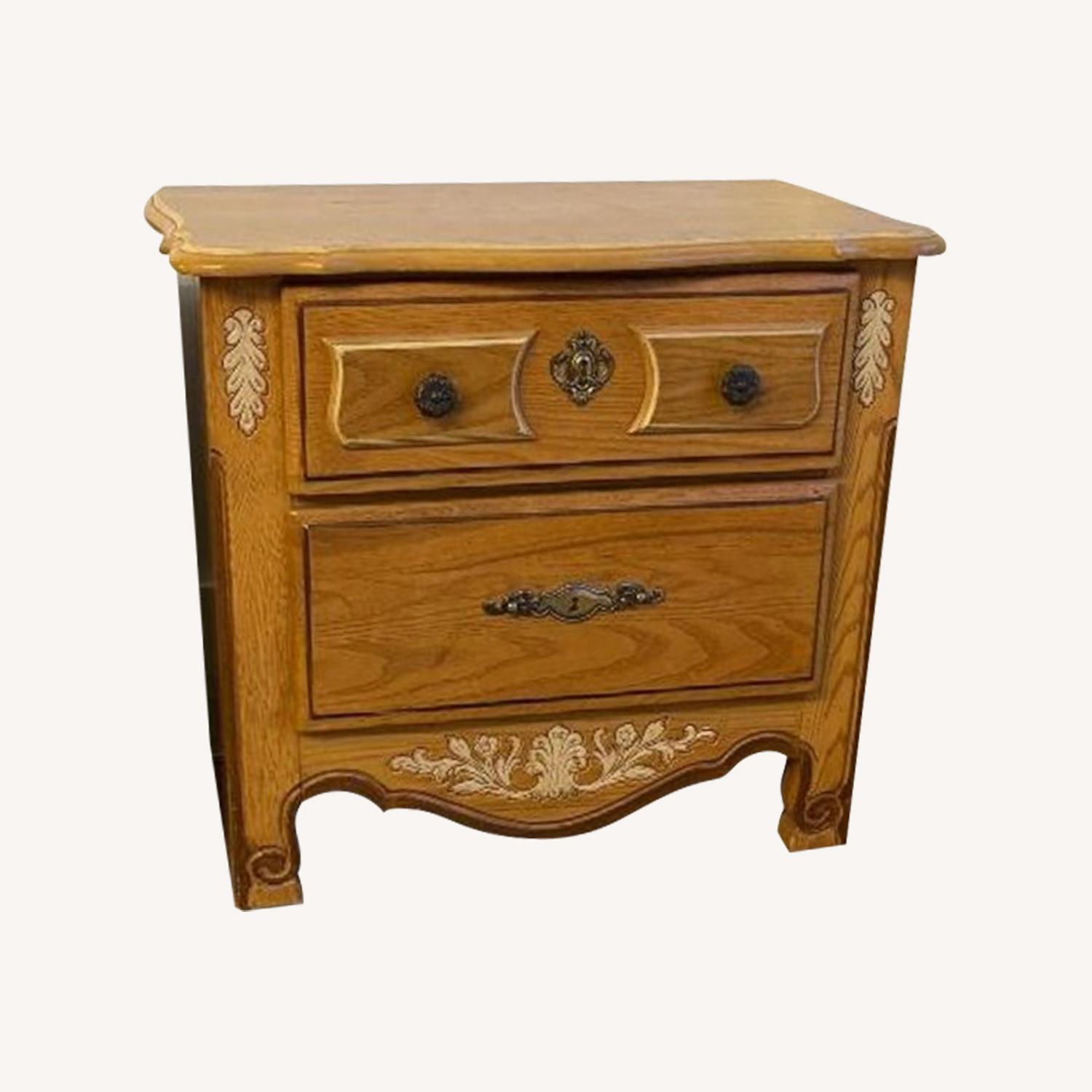 Stanley Furniture Light Brown Wood Side Tables - image-0